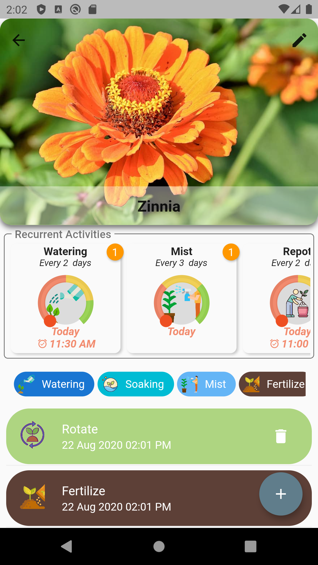 Plant Care Reminder - Plant diary and watering reminder App screenshot