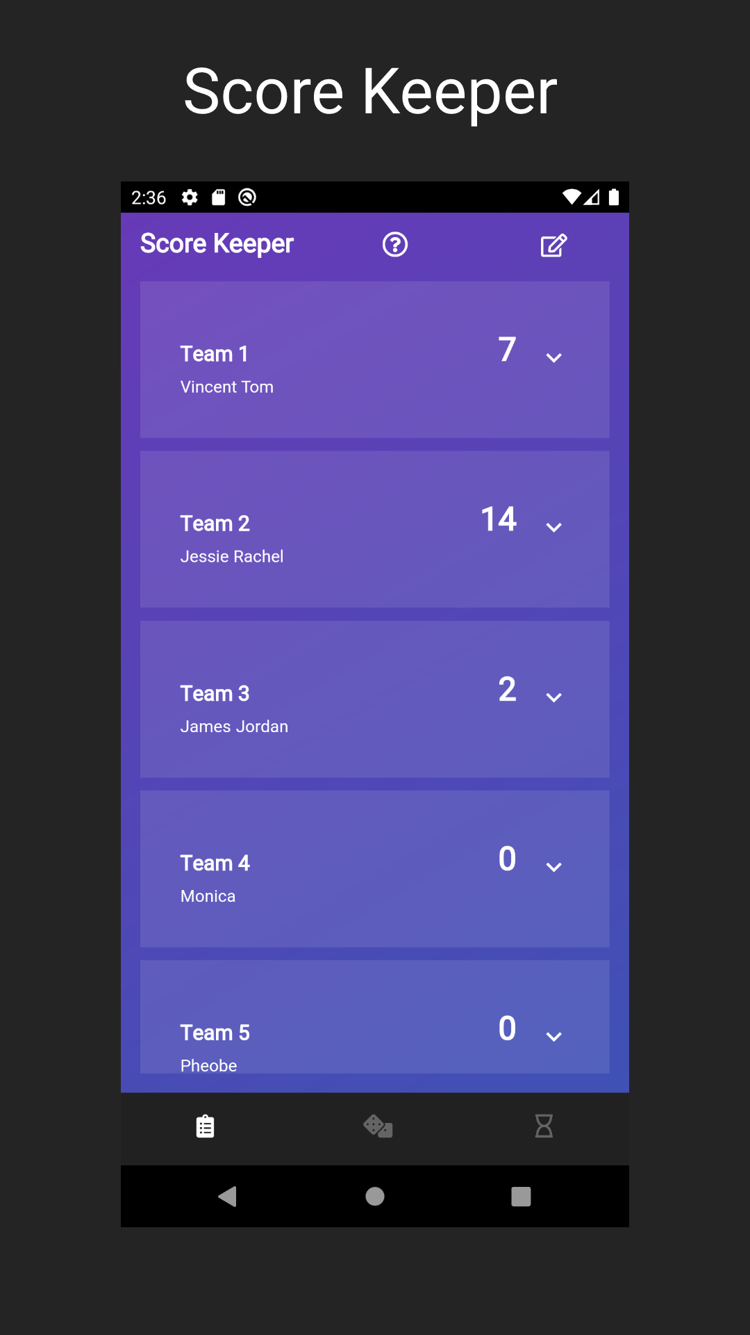 TallyUp screenshot