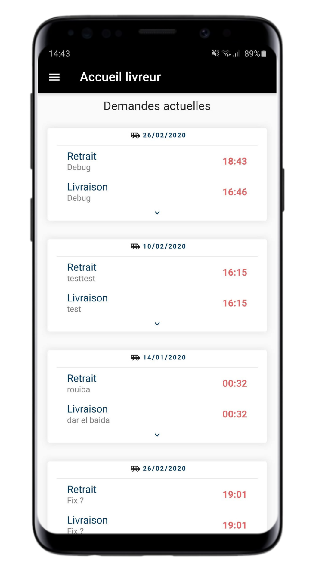 Awid - Delivery App screenshot