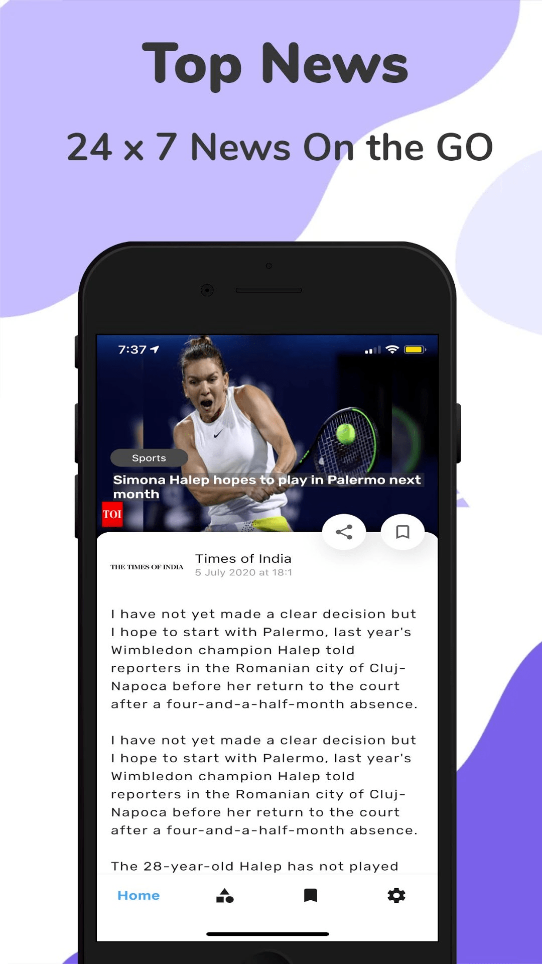 Shortify Short News: 100% Indian App for News screenshot