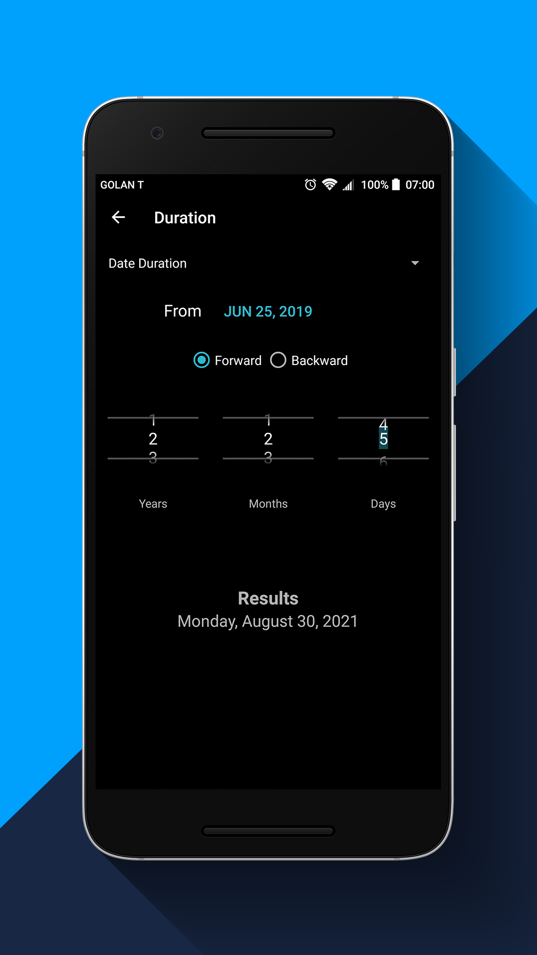 unitMeasure screenshot