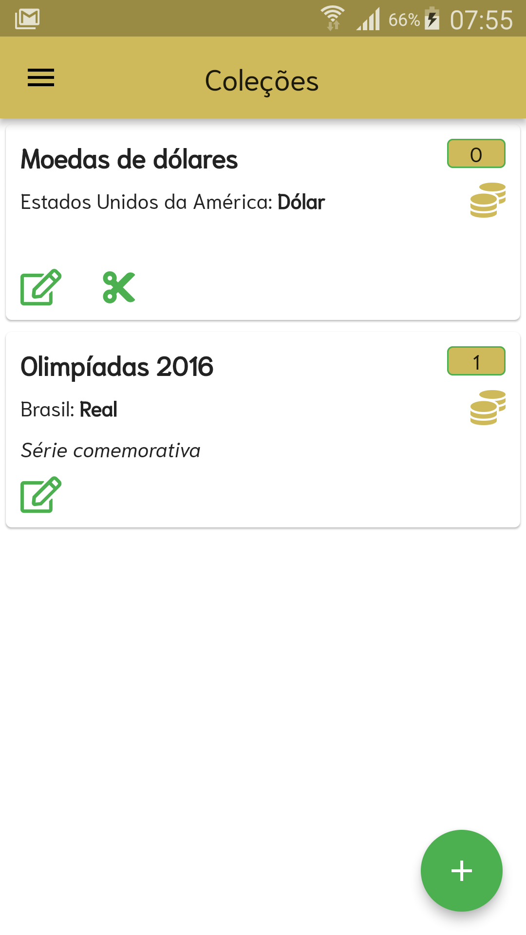 Coleções (Collections) screenshot