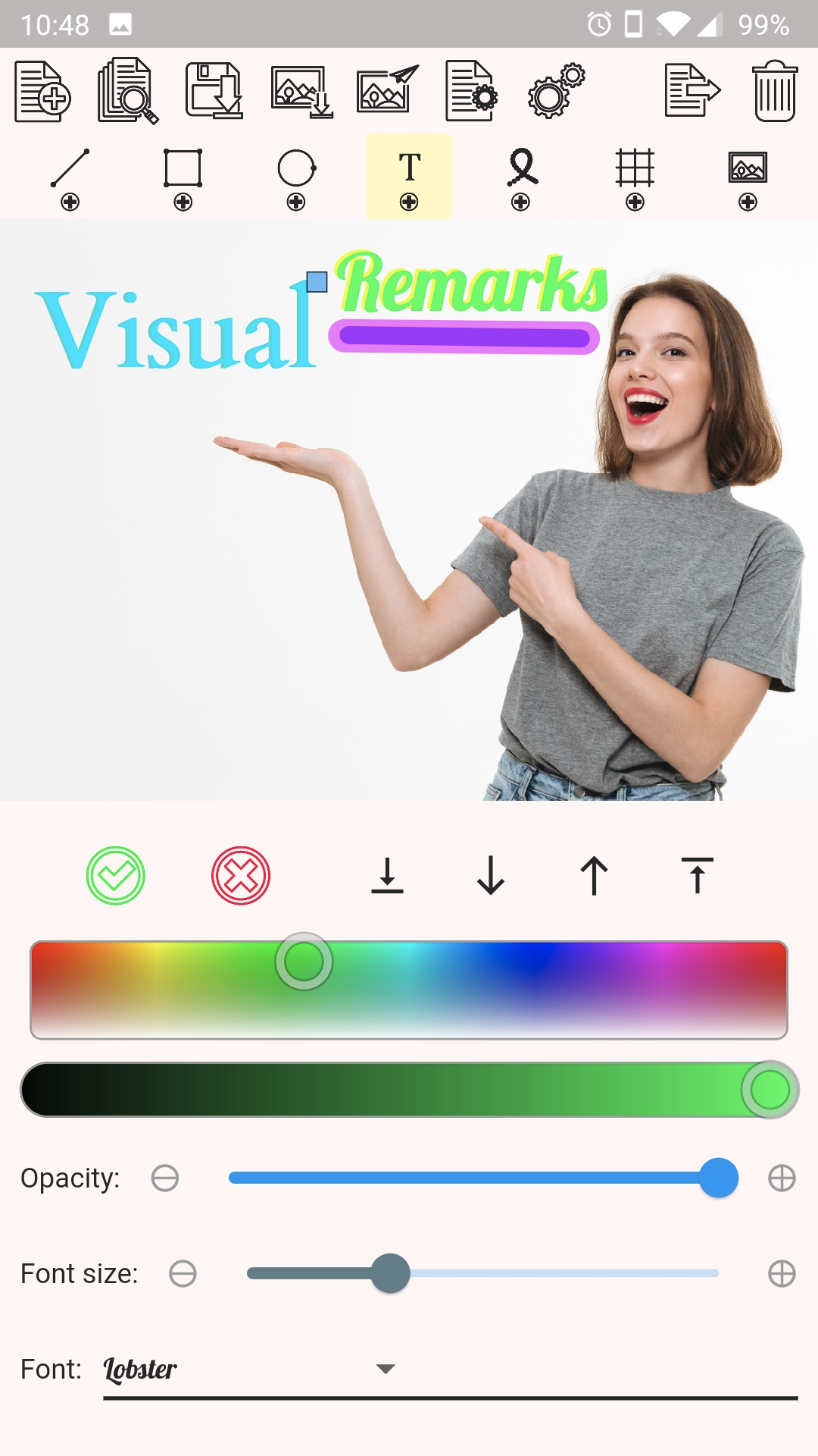 Visual Remarks screenshot