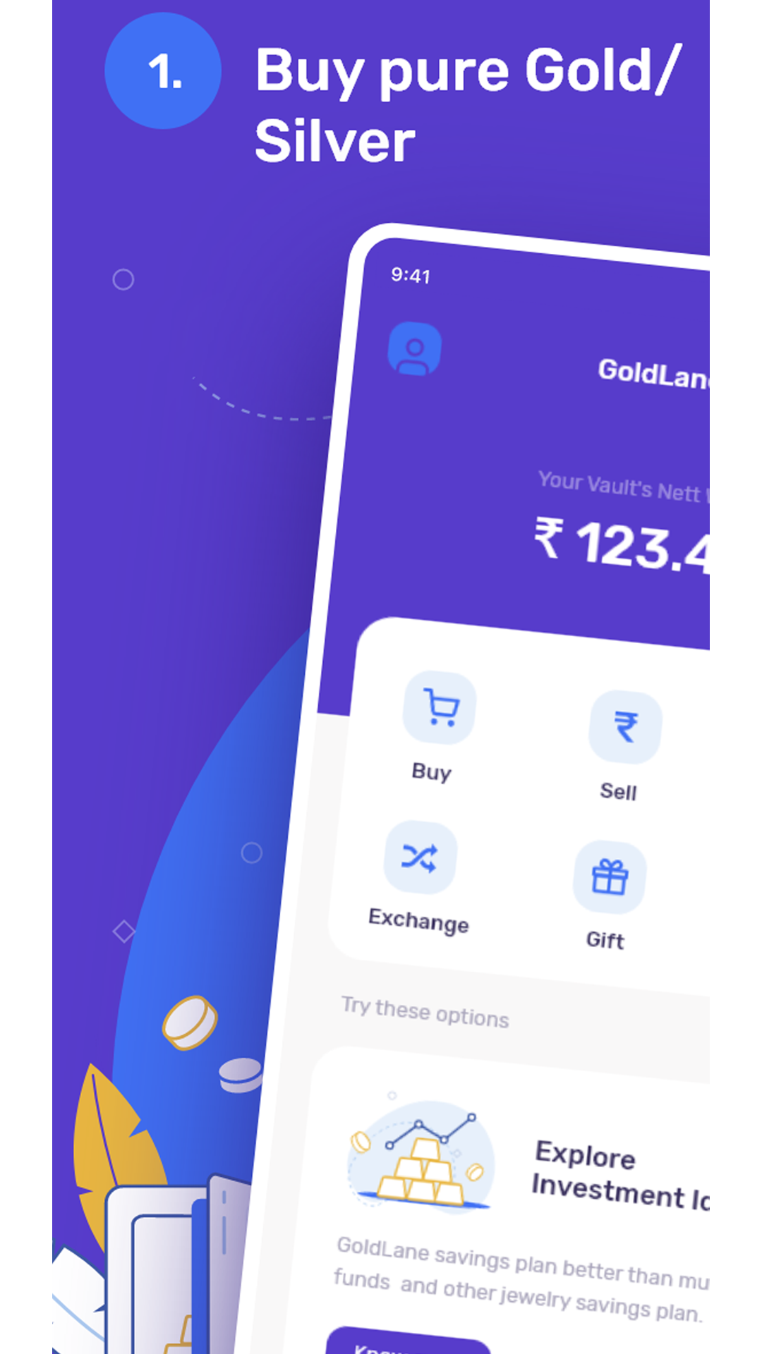 GoldLane - Digital Gold screenshot