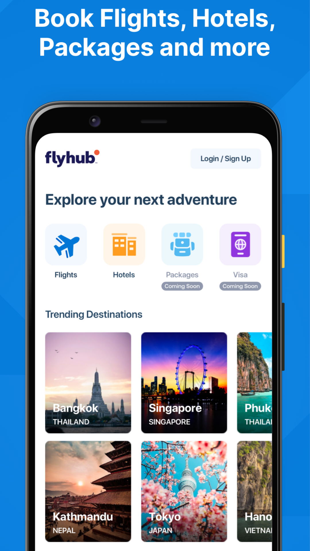 FlyHub screenshot