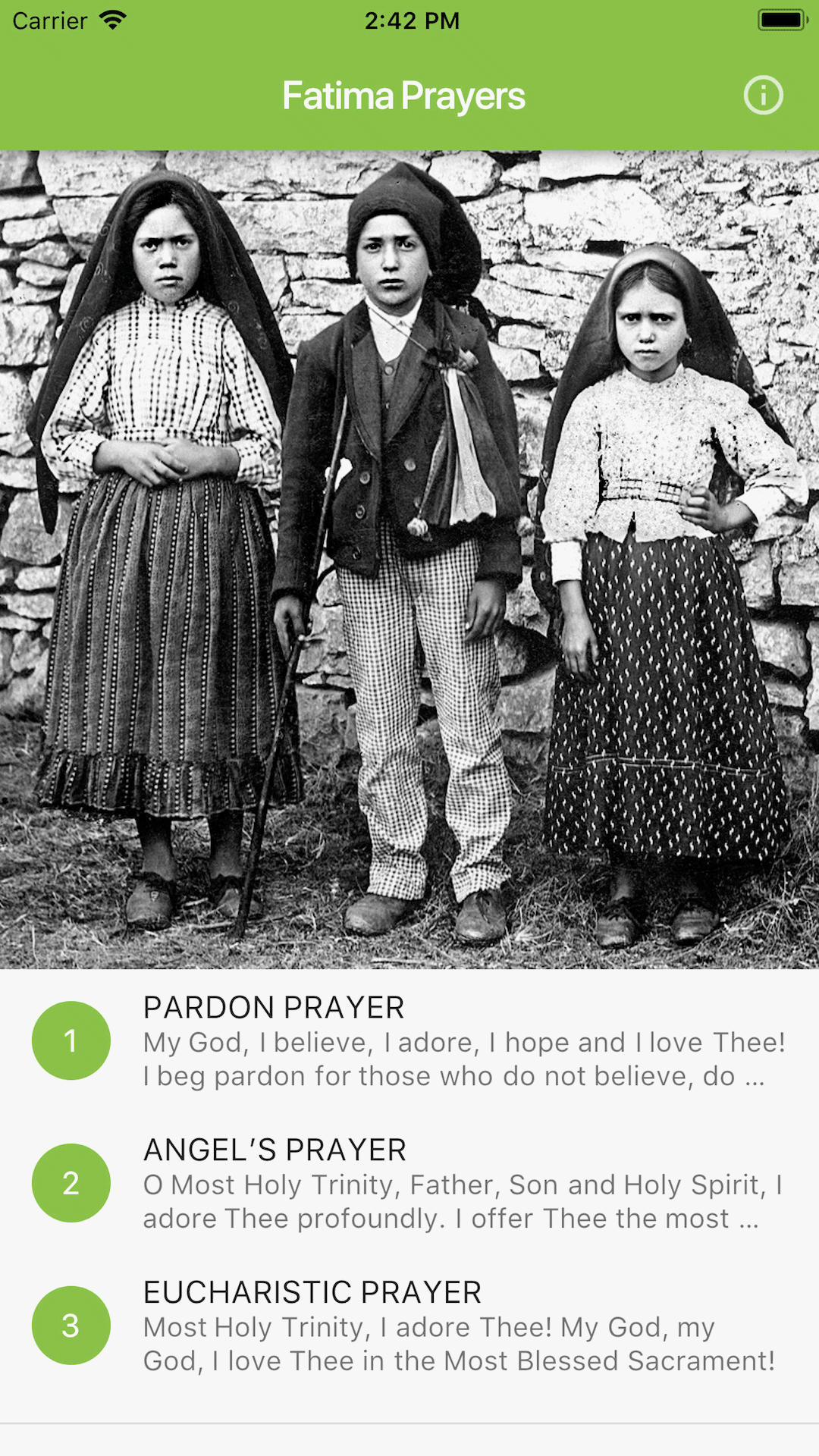 Fatima Prayers screenshot