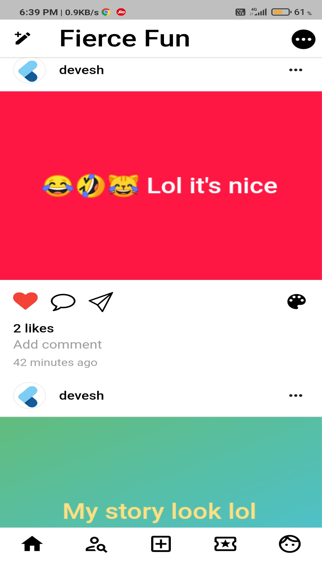 Instagram-Clone Using Flutter screenshot