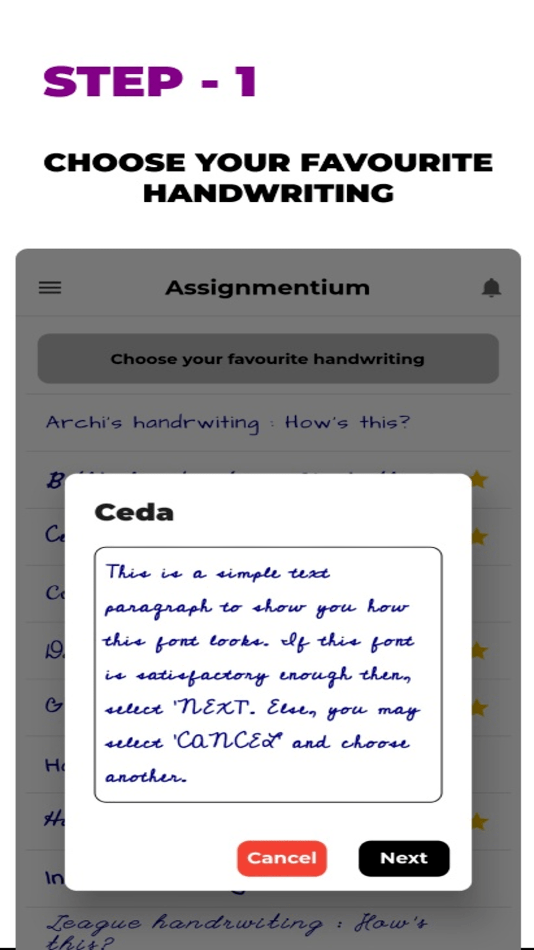 Assignmentium screenshot