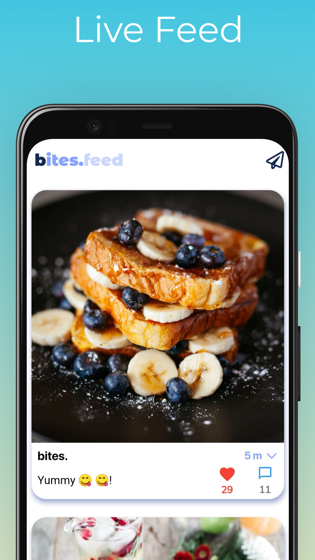 bites. - Social Media for Food Lovers screenshot