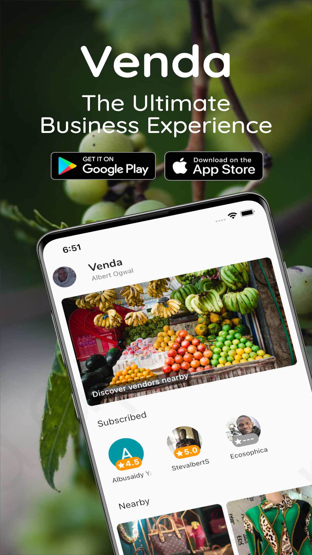 Venda (vendaround.com) screenshot