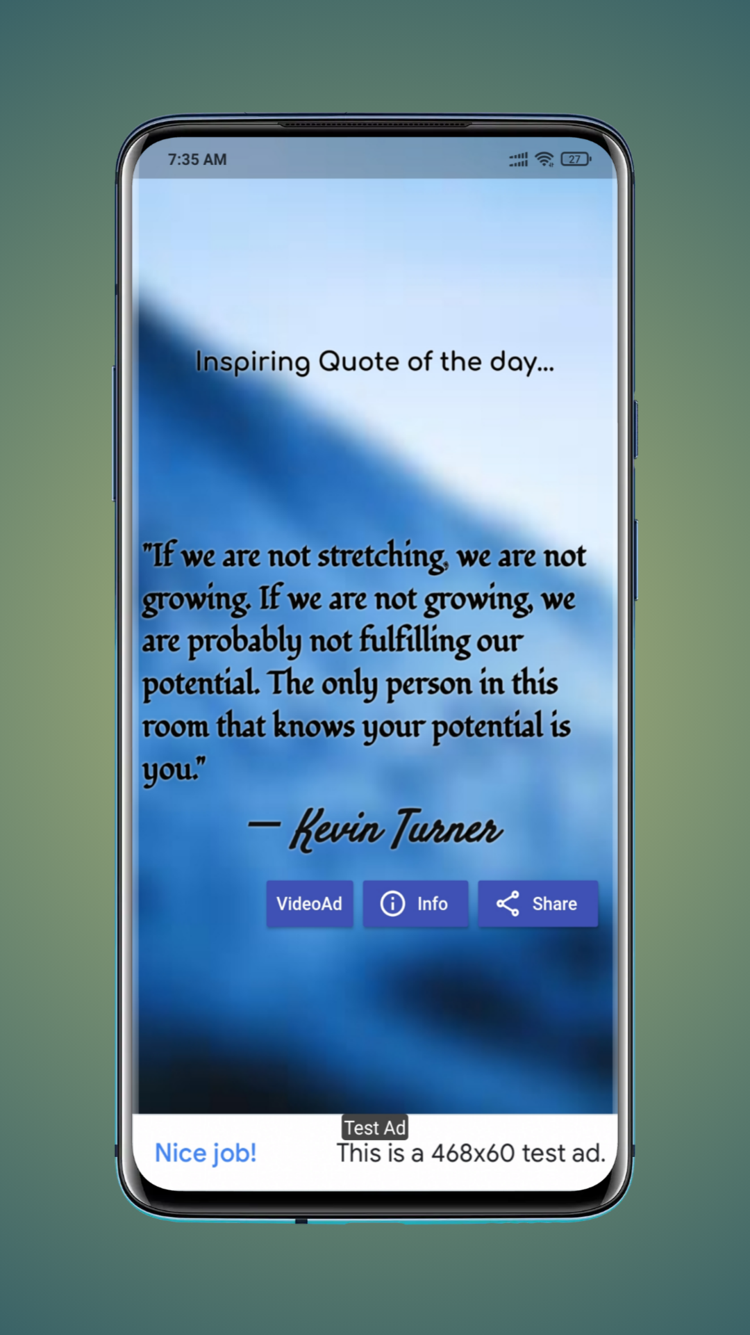 Inspiring Quote screenshot