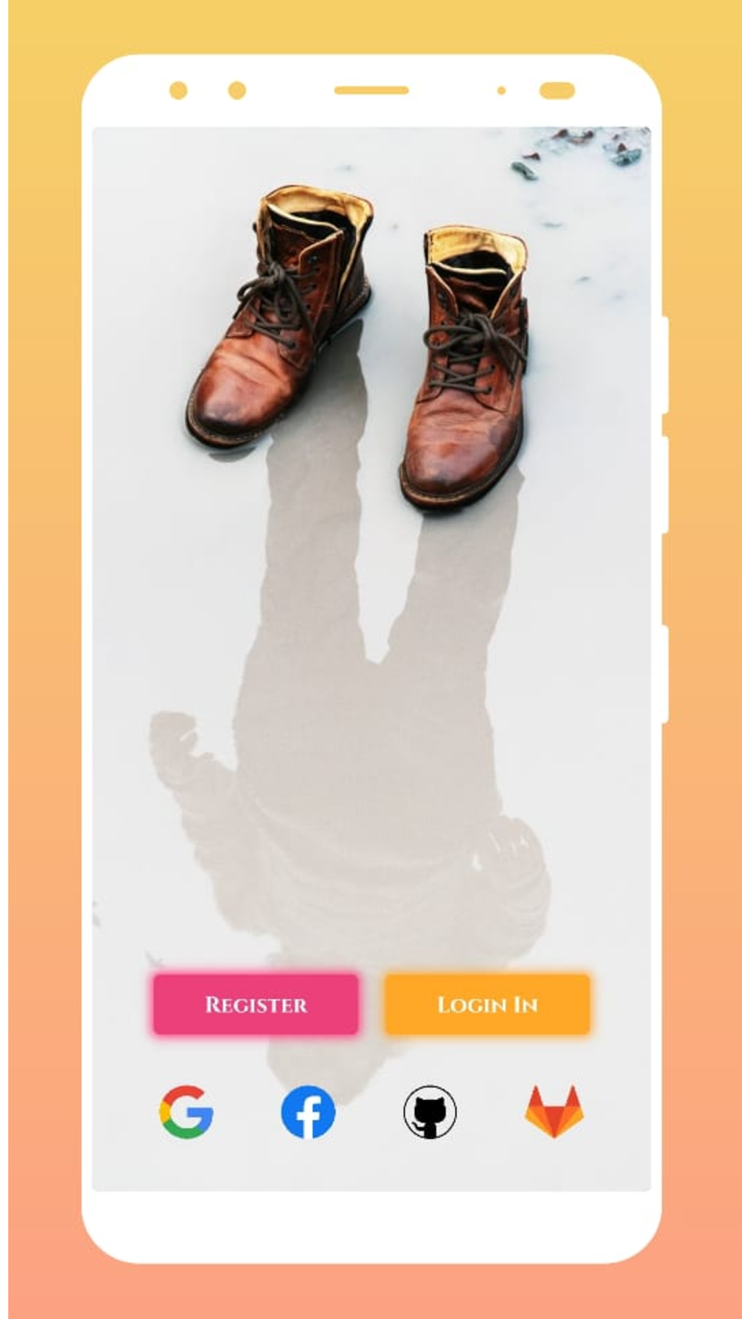 Login SignUp UI In Flutter screenshot