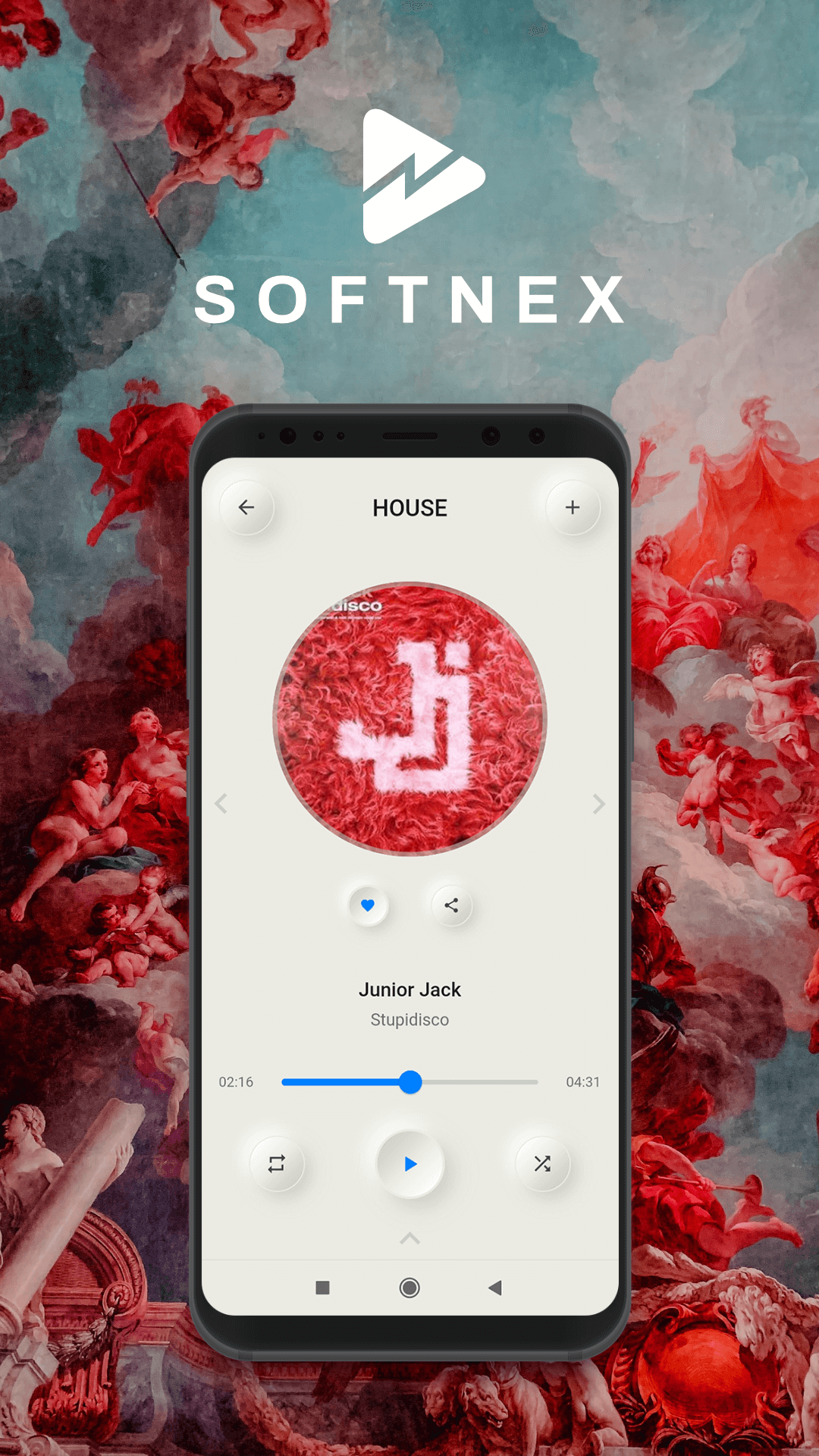SOFTNEX Music PLayer screenshot