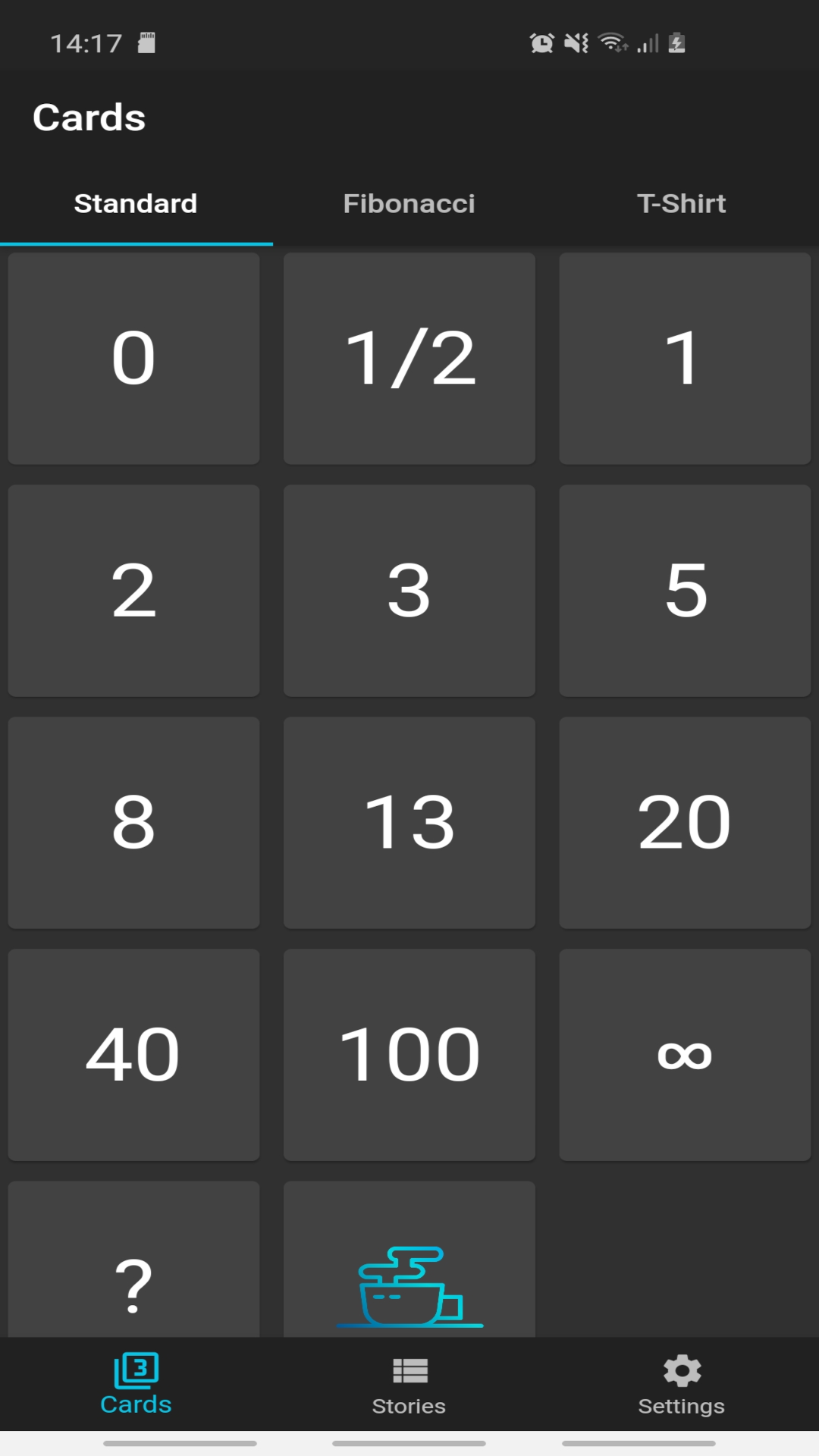 Planning Poker App screenshot
