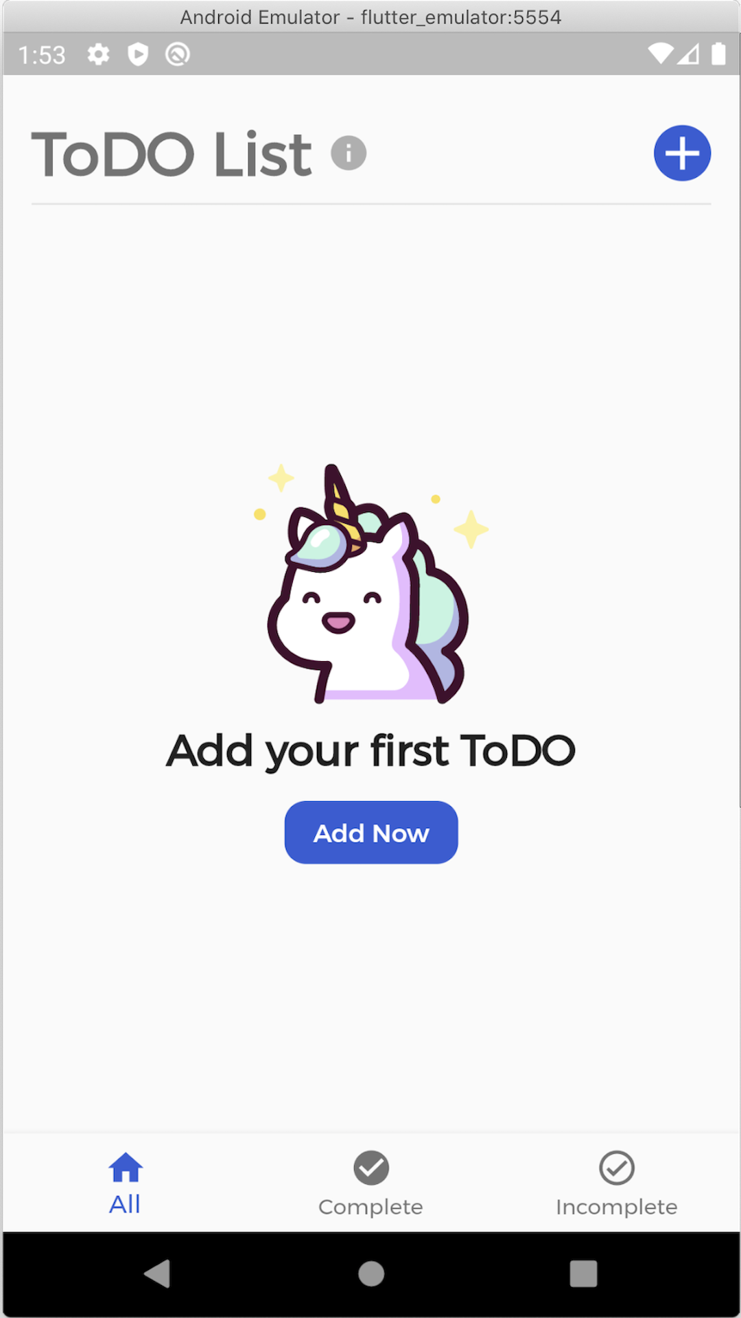 ToDO App using Redux + Hive screenshot