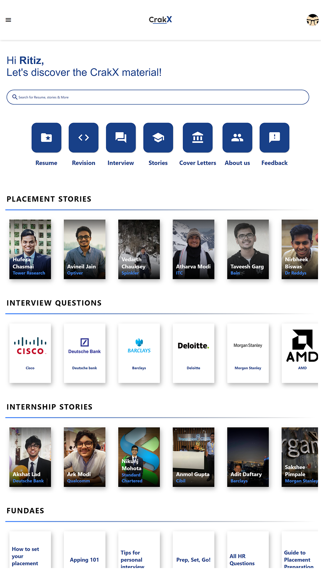 CrakX: Transforming your preparation screenshot