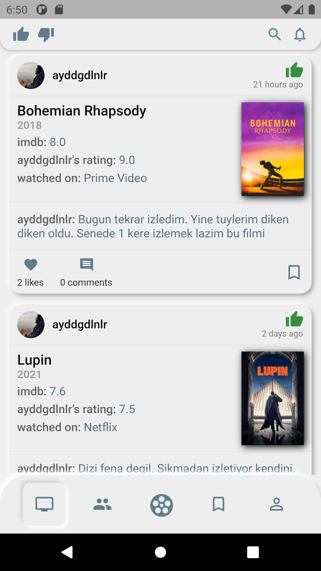 WatchingApp screenshot