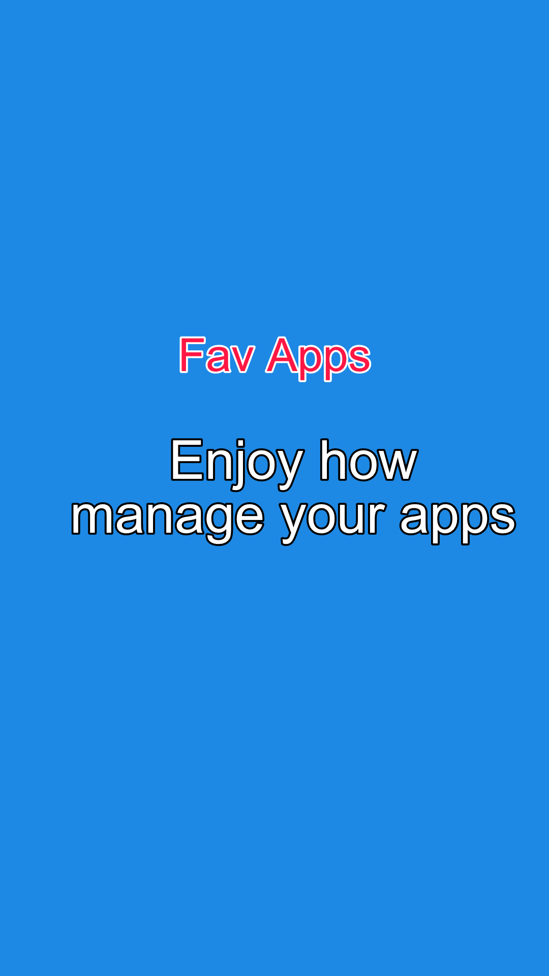 Fav Apps screenshot