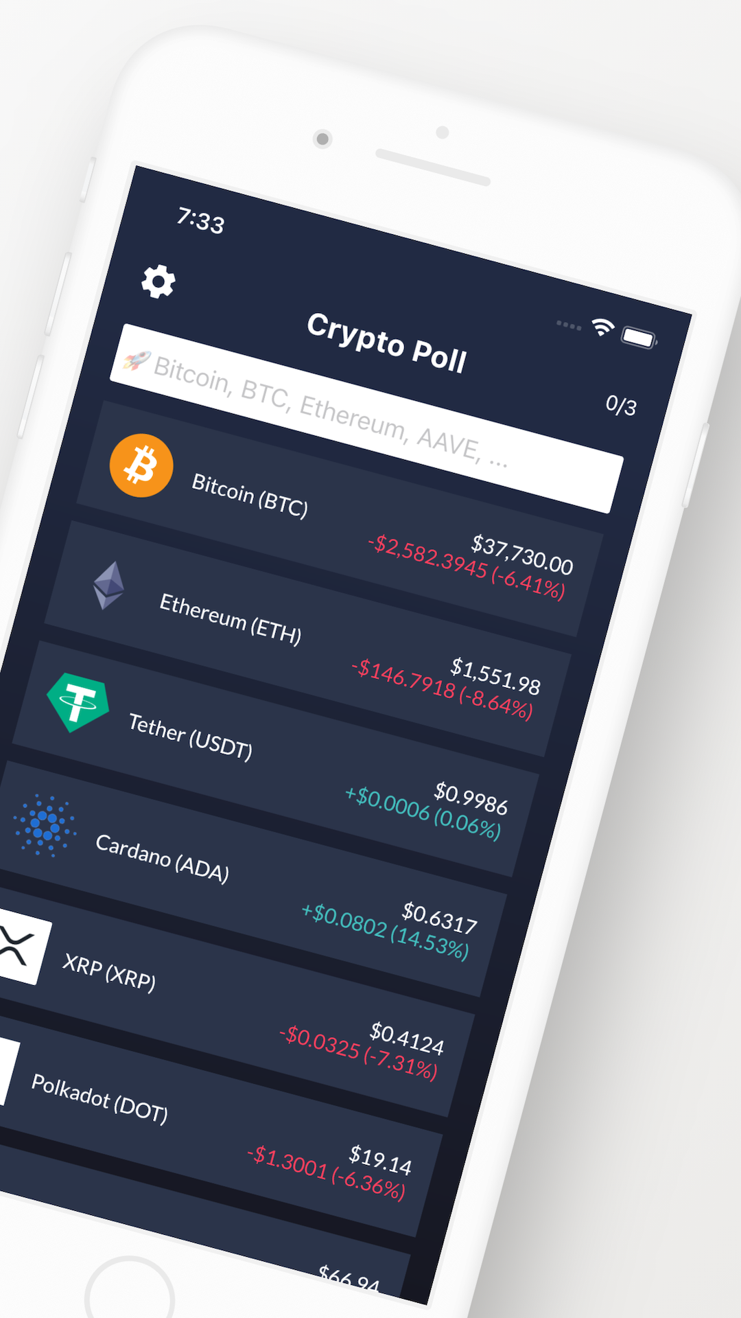 CryptoPoll screenshot