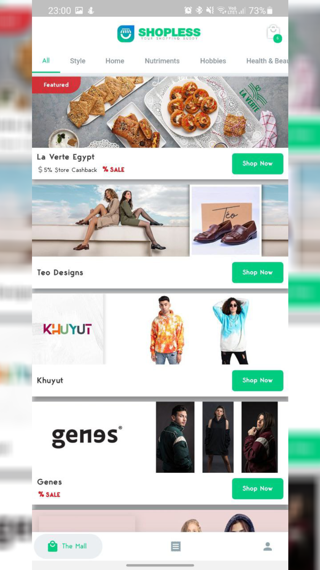 Shopless screenshot