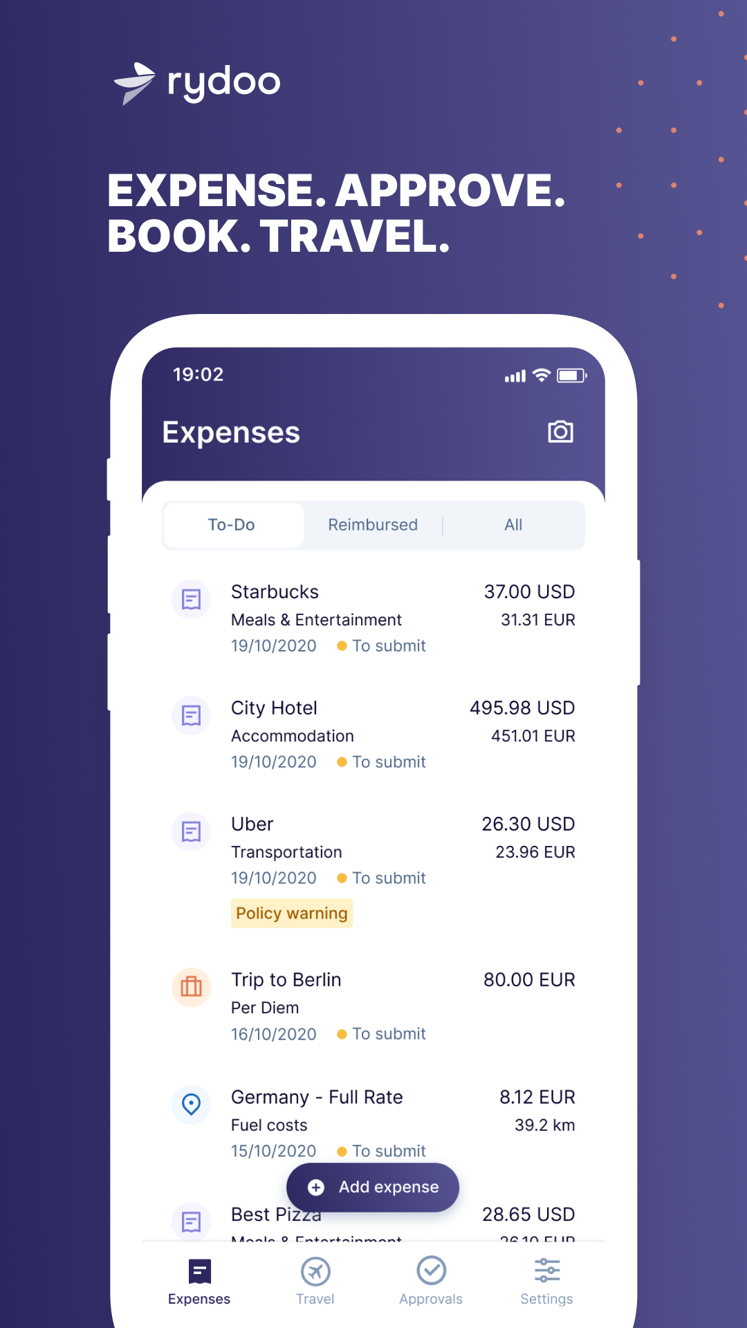 Rydoo screenshot