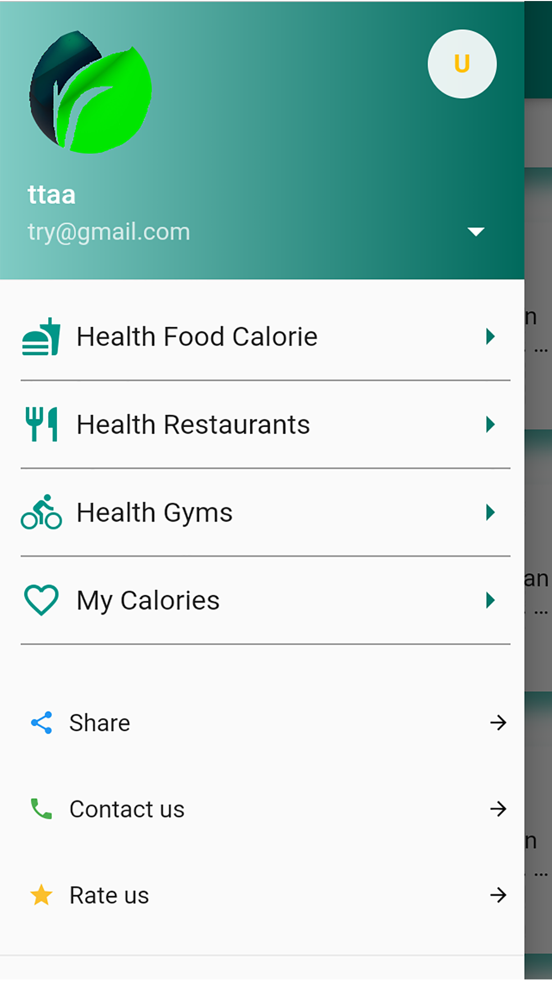 Health Calorie screenshot