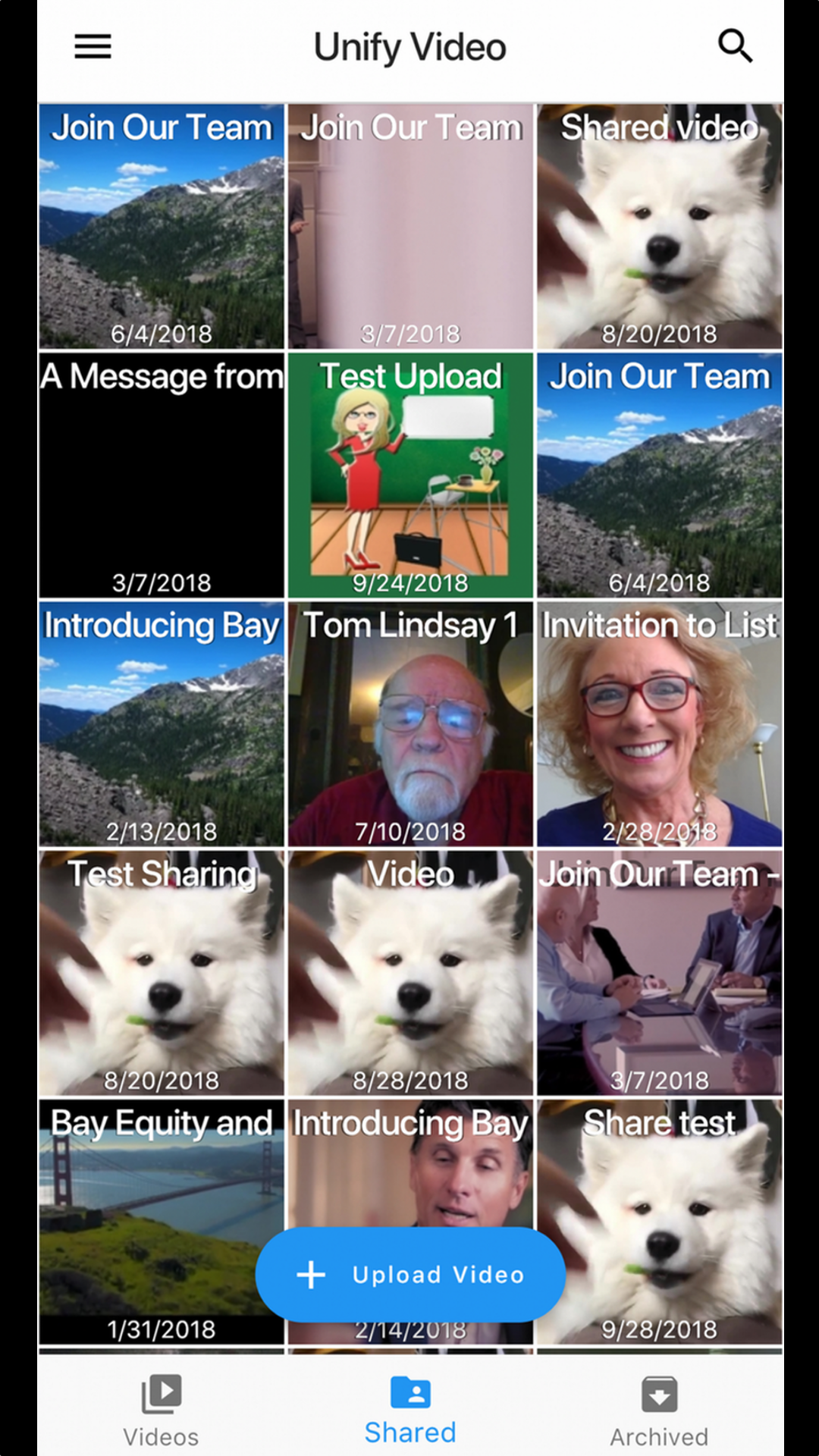 Unify Video screenshot