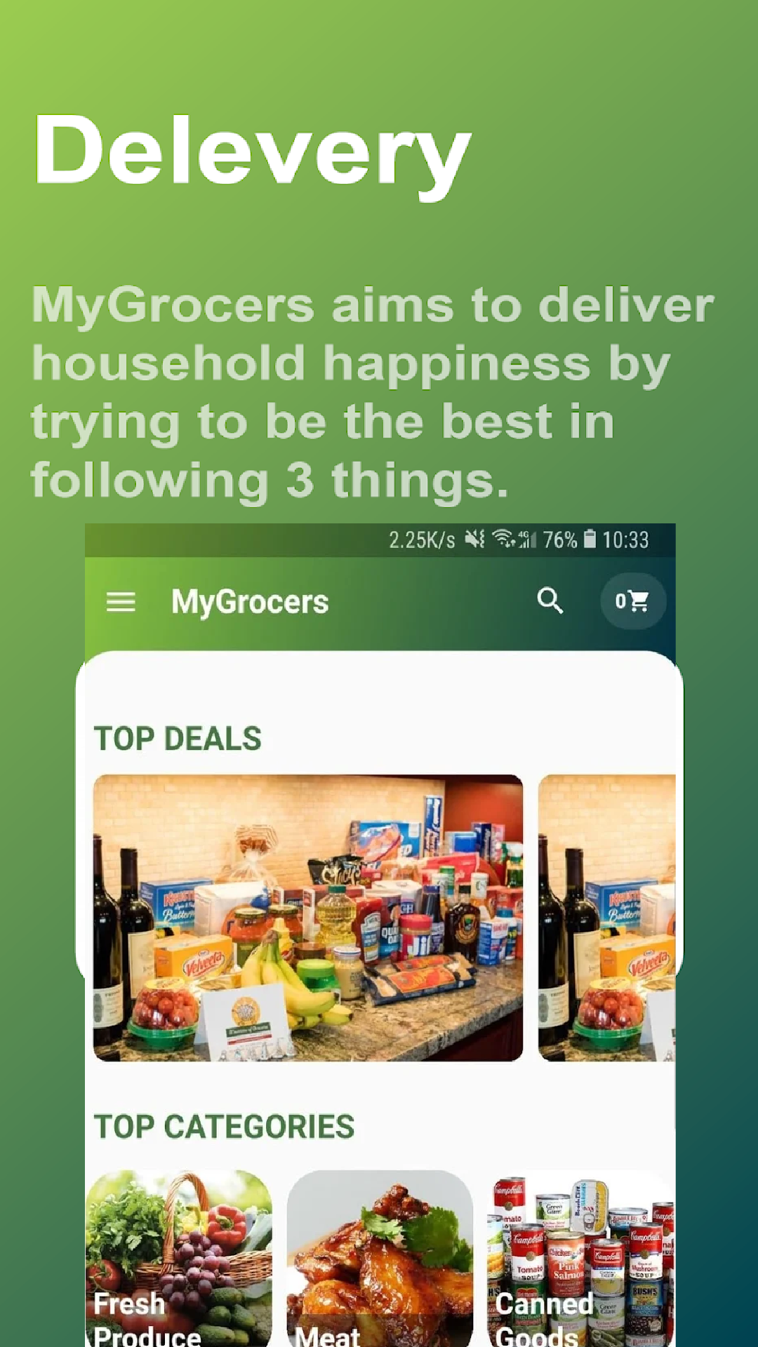 MyGrocers screenshot