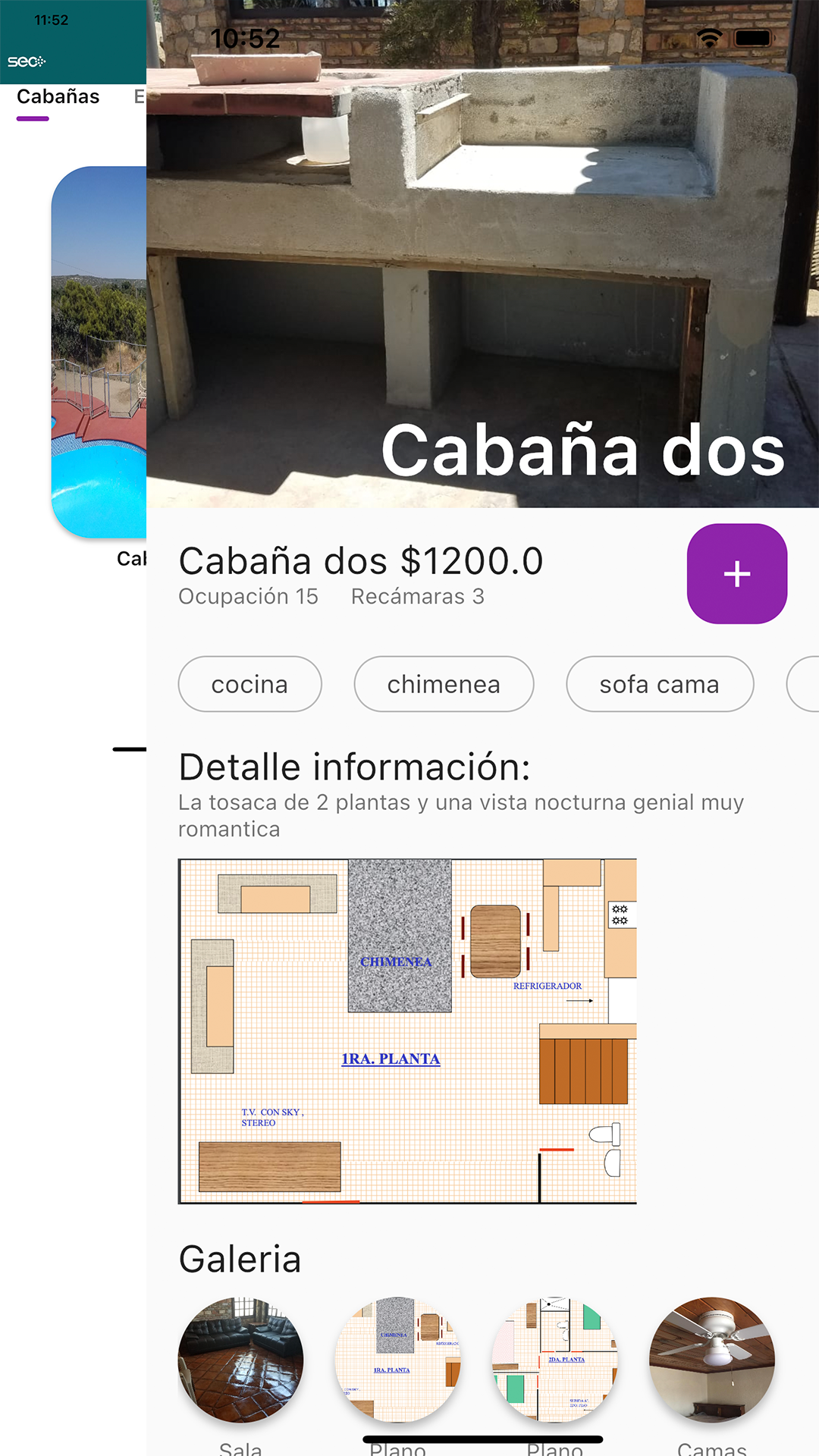 SEC Cabin Rental screenshot