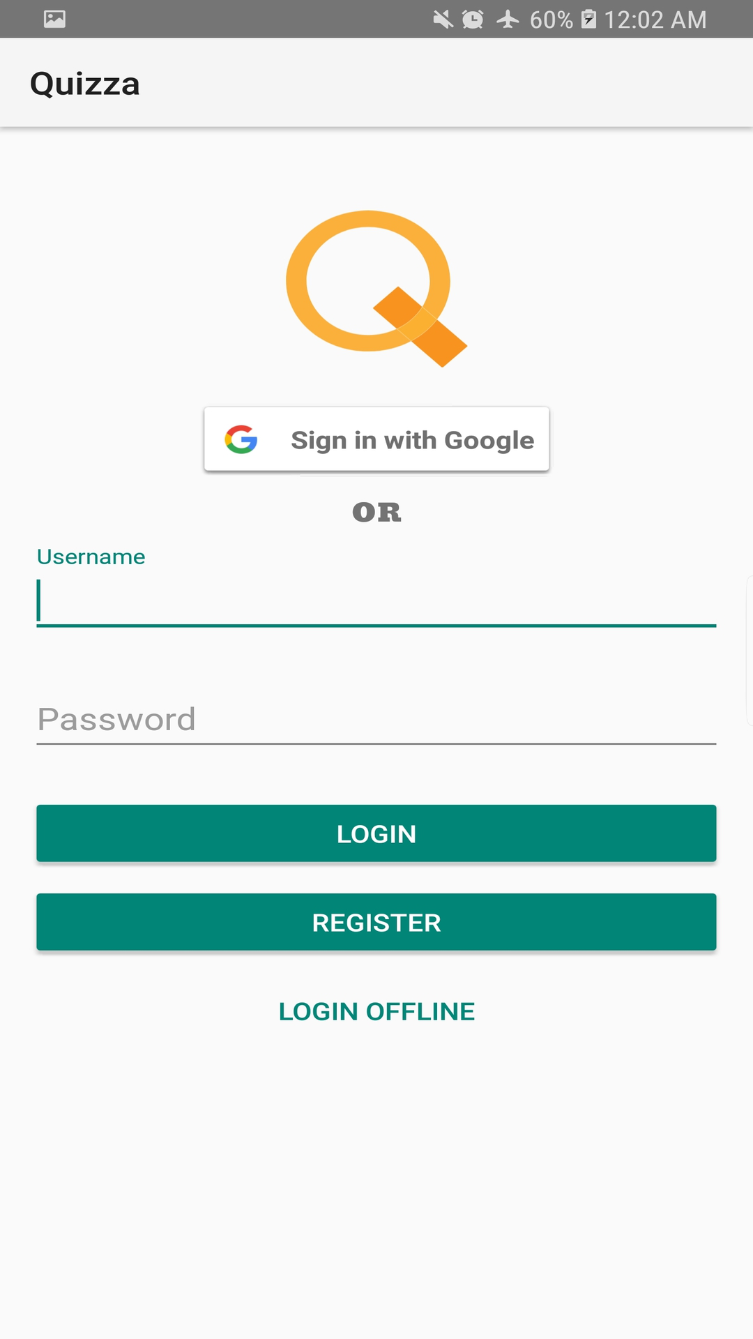 Quizza screenshot