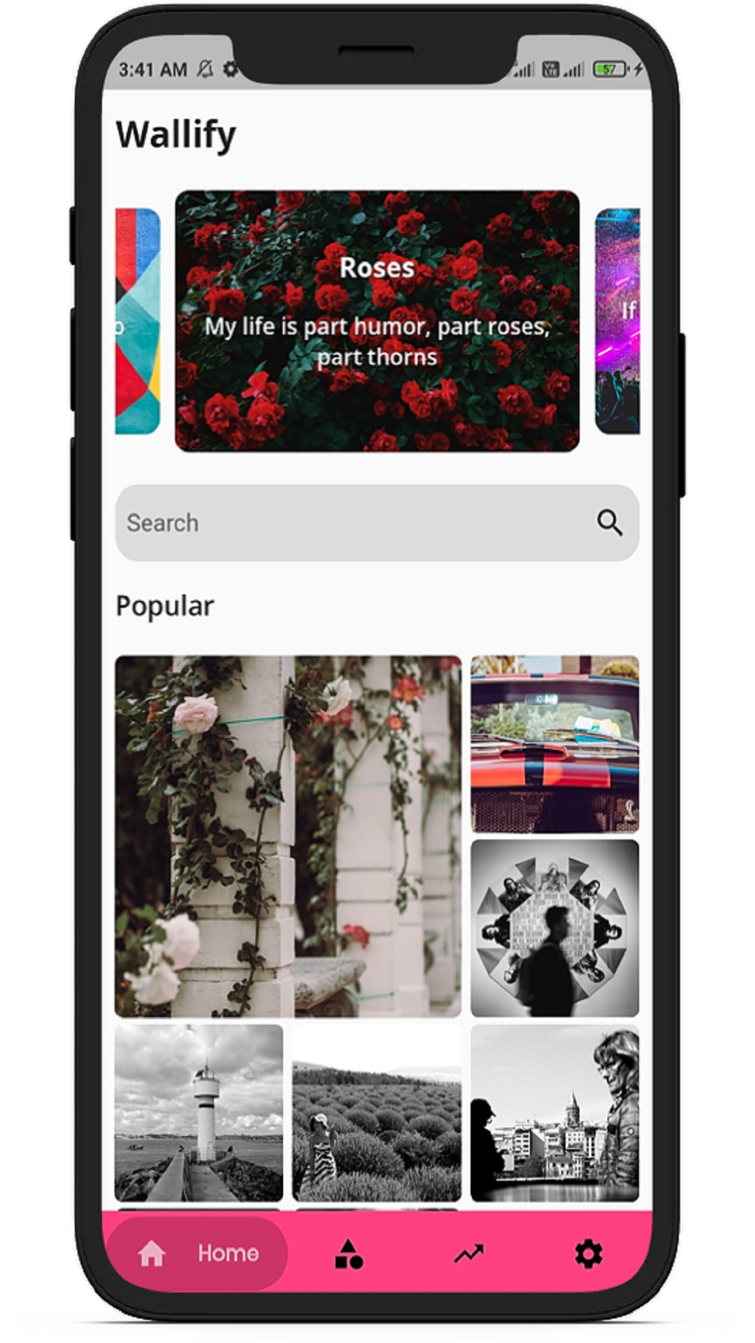 Wallify - Awesome wallpapers for android screenshot