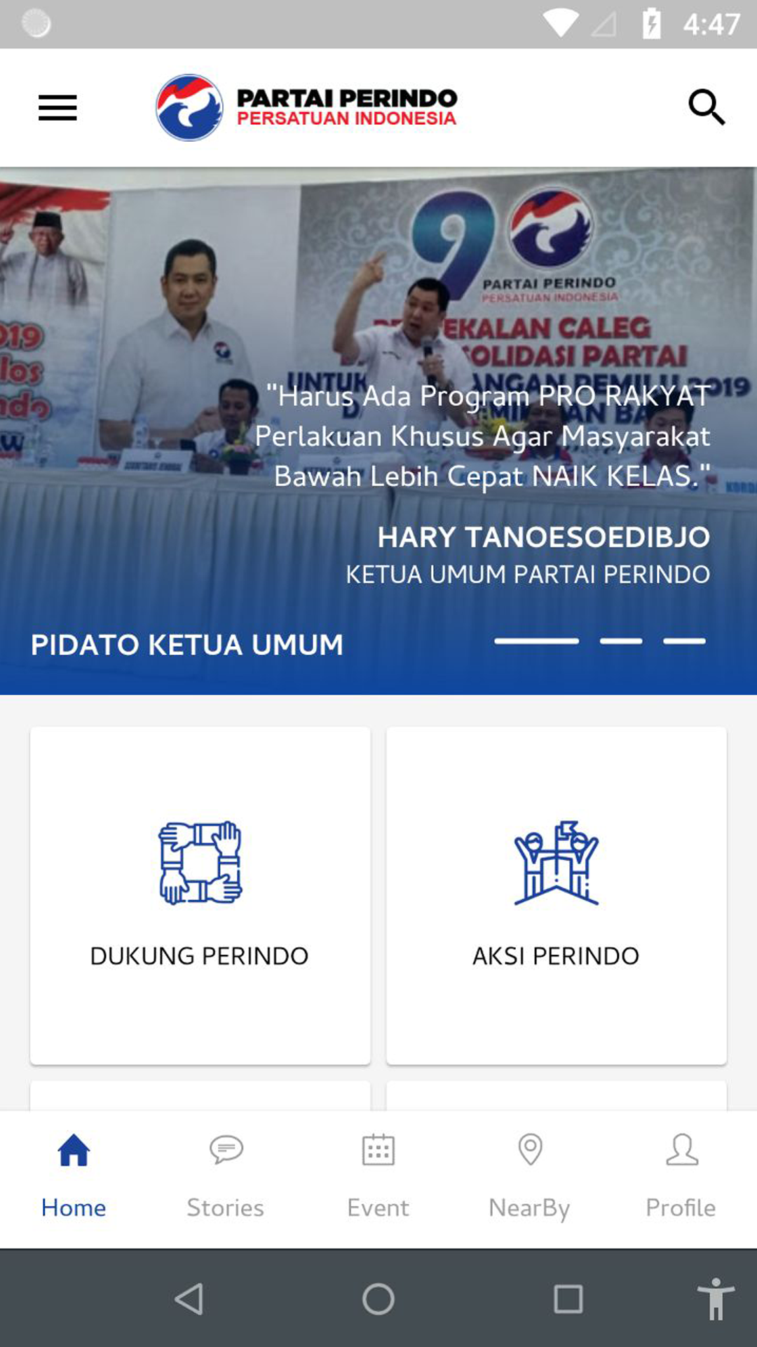 Partai Perindo screenshot