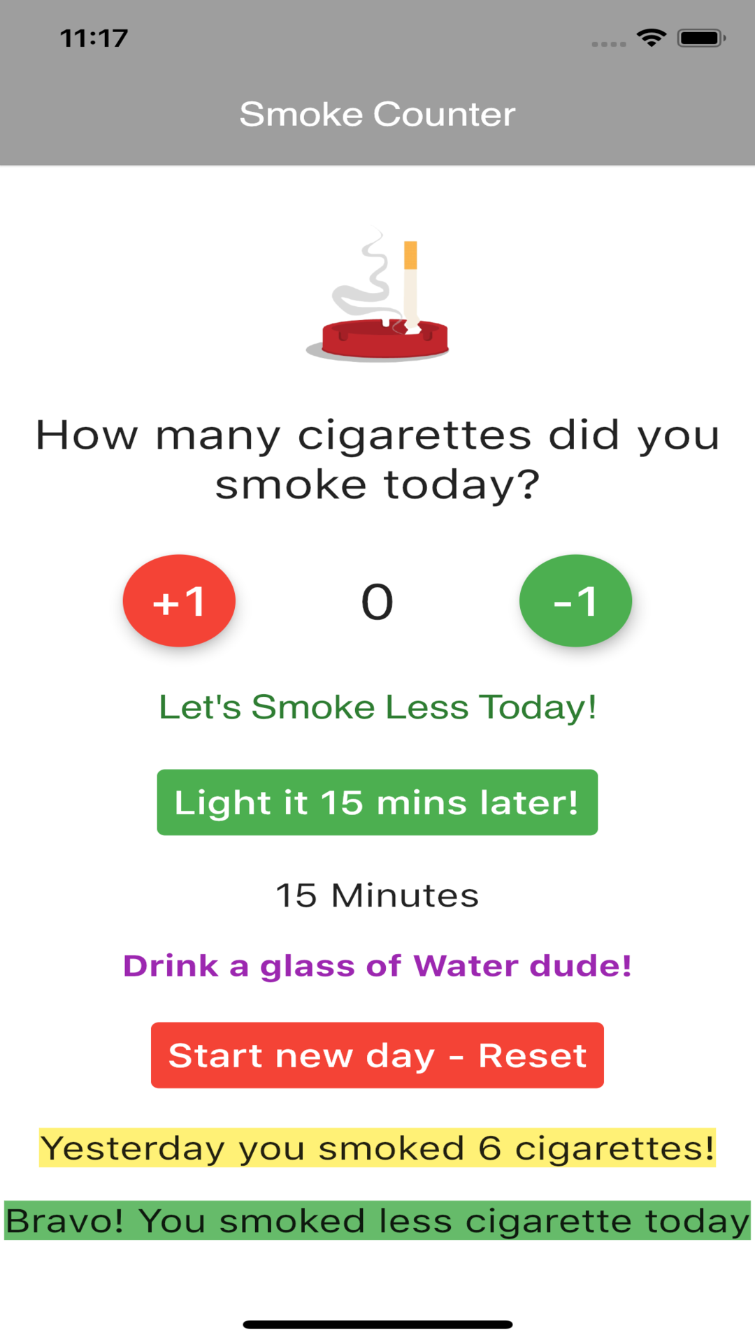 Smoke Tracker screenshot