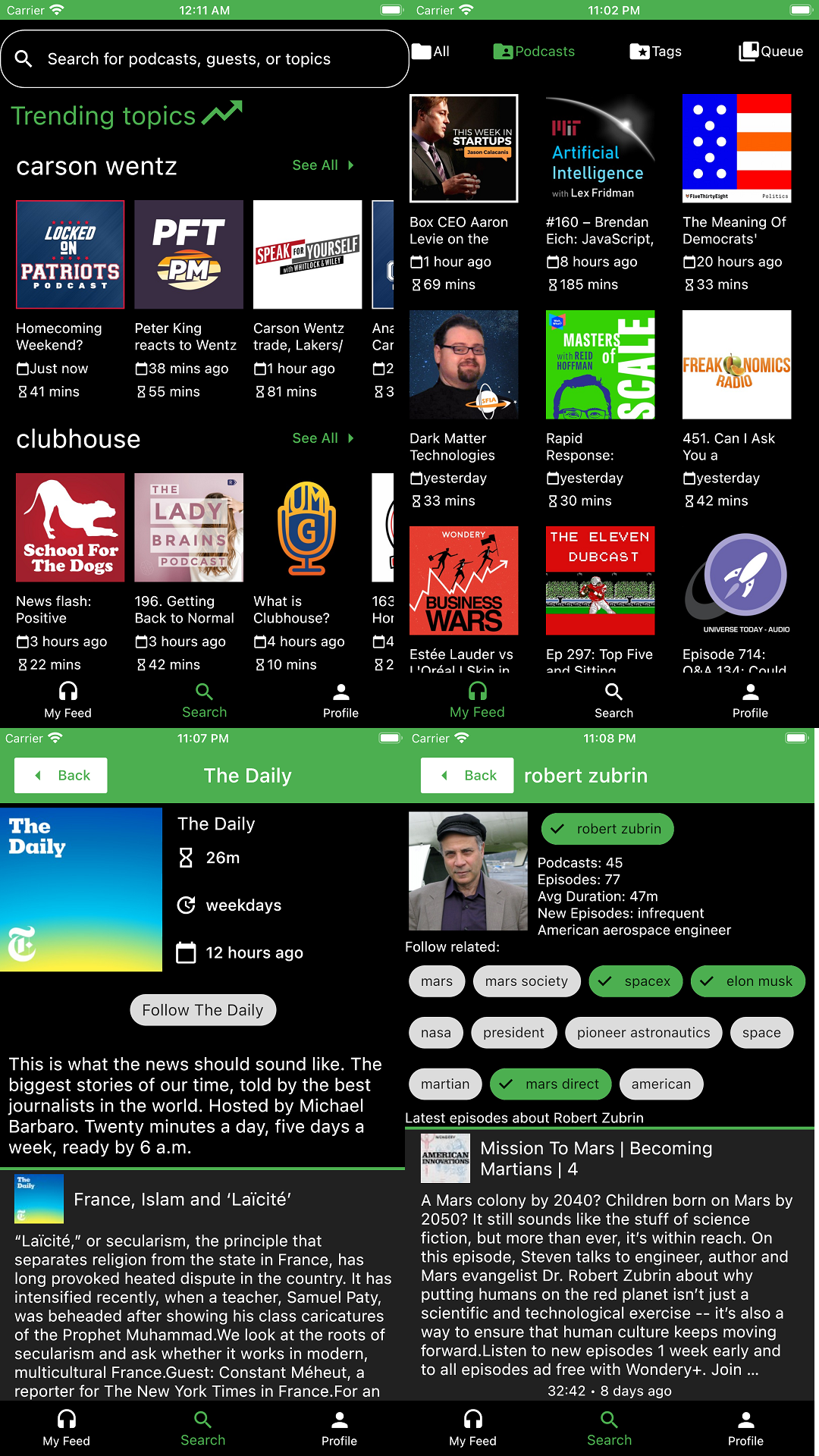 Ivy Podcasts screenshot