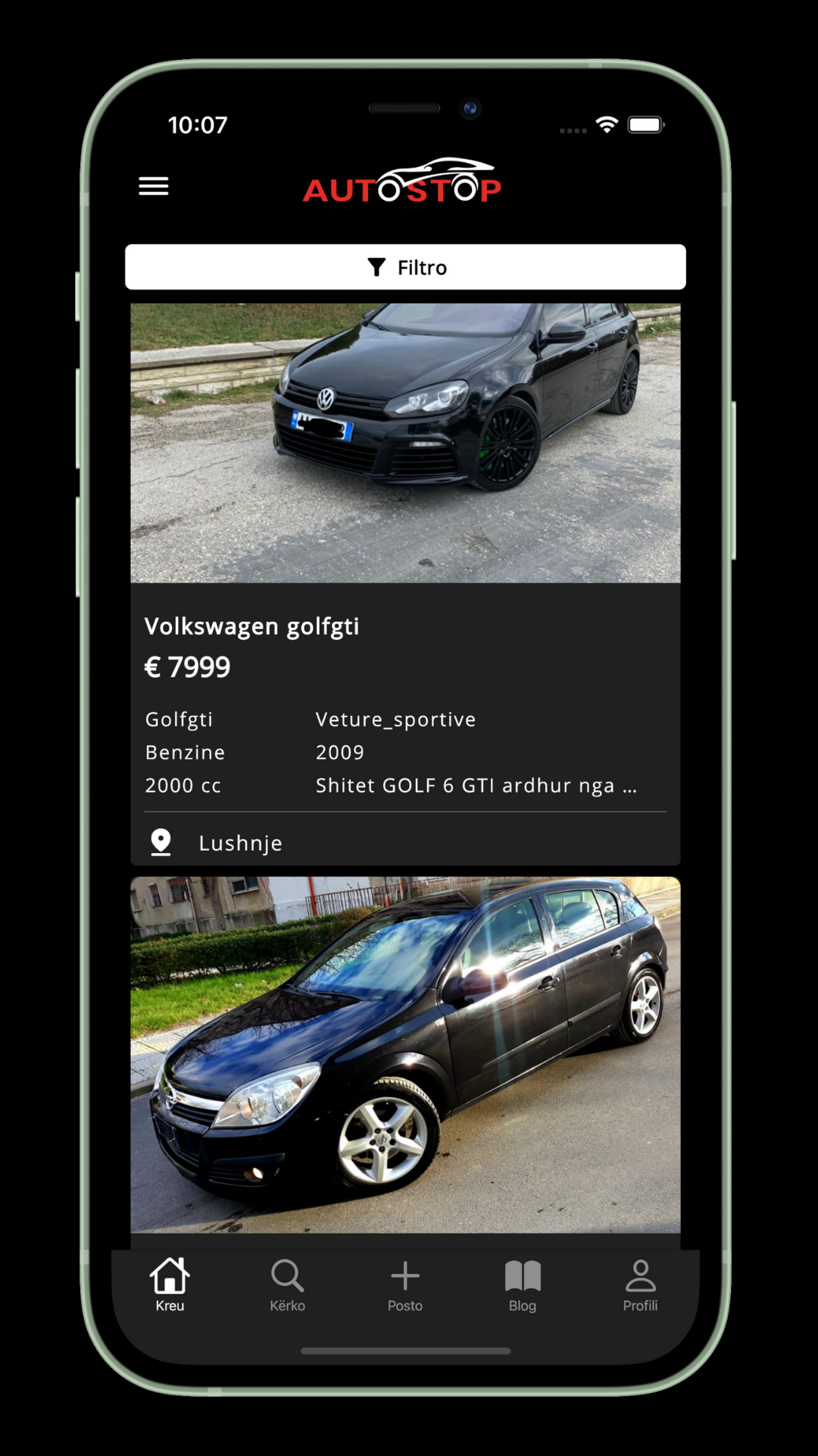 Autostop screenshot