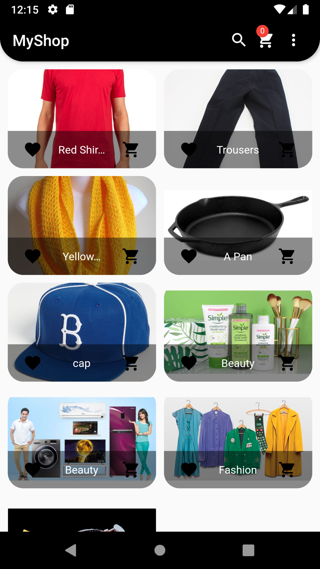 ShopCart screenshot