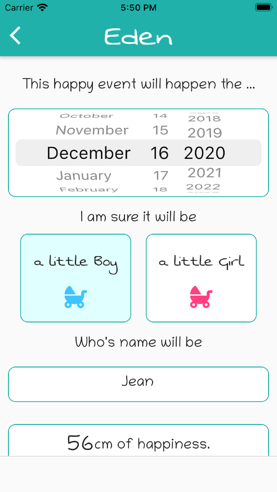 Eden Baby screenshot