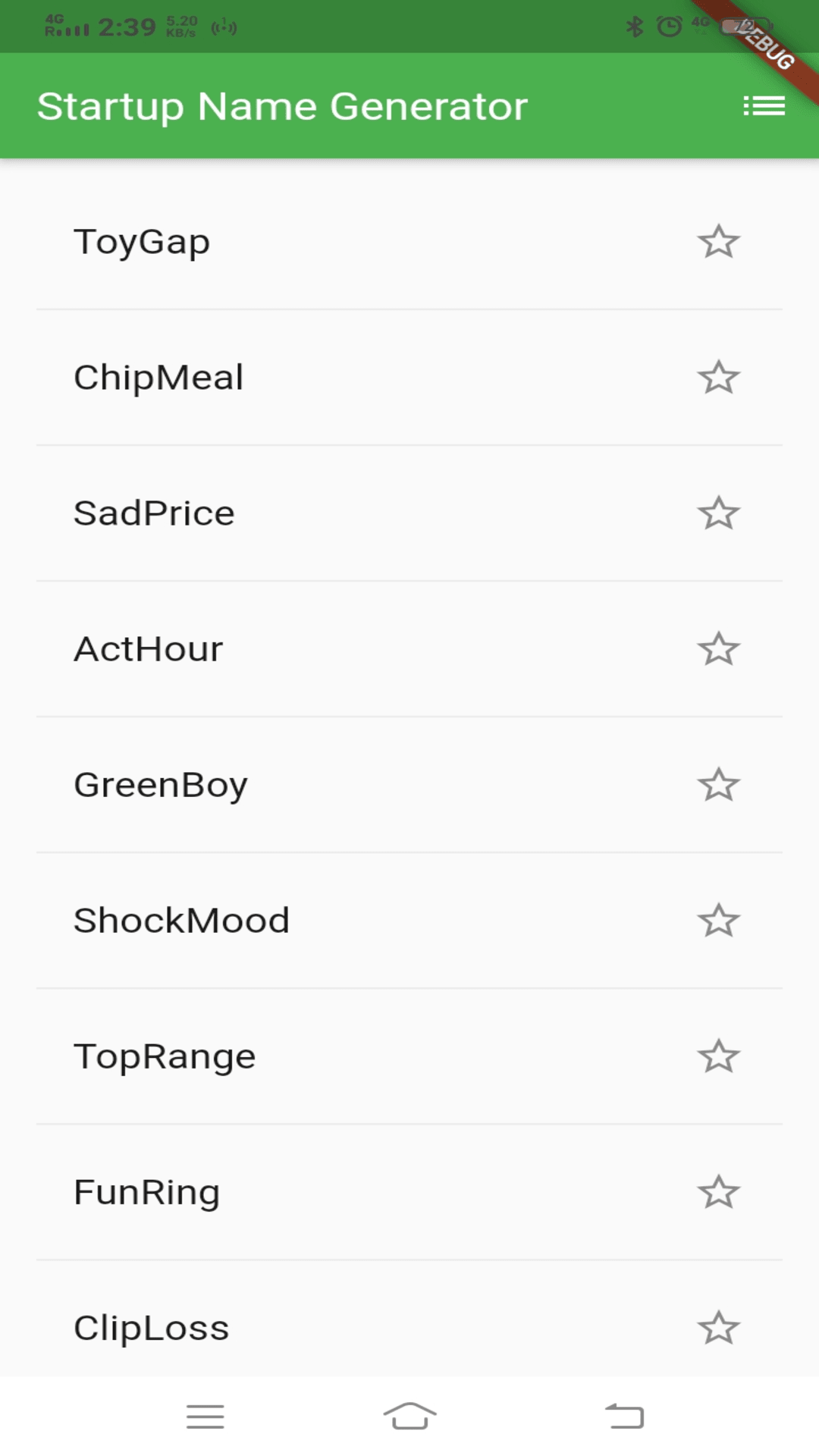 starteup_name screenshot