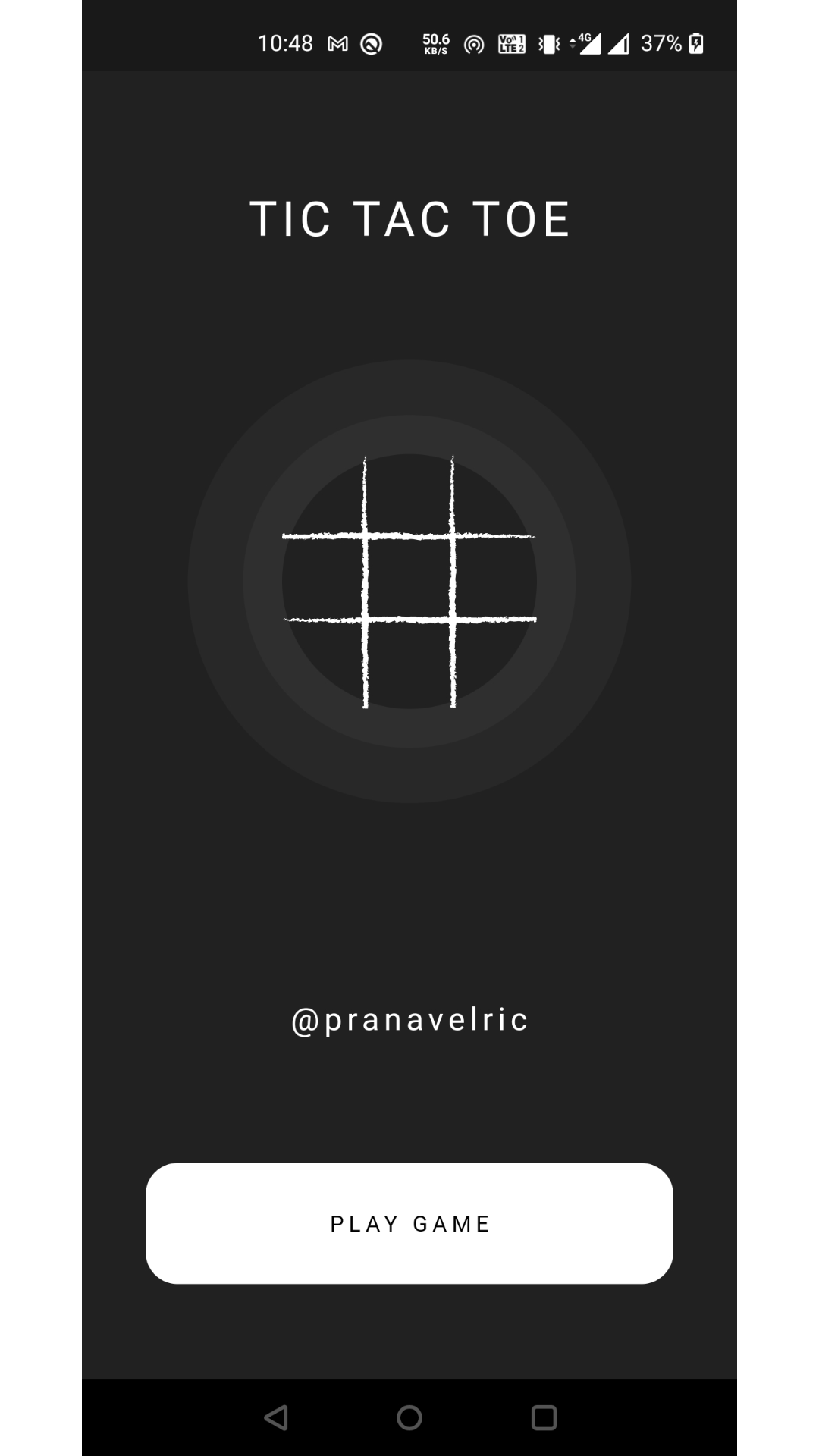My TicTacToe screenshot