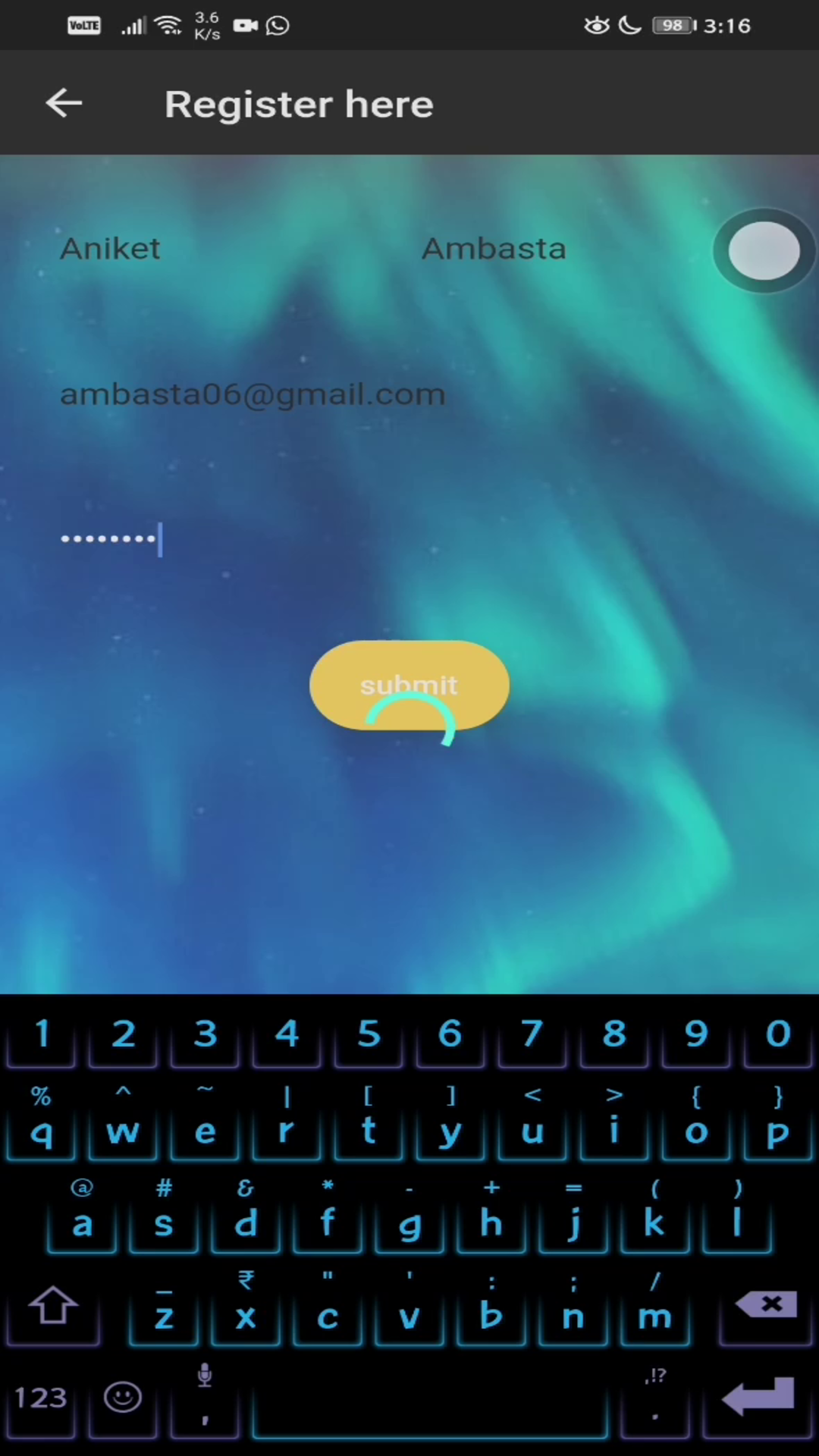 firebase_app screenshot 3