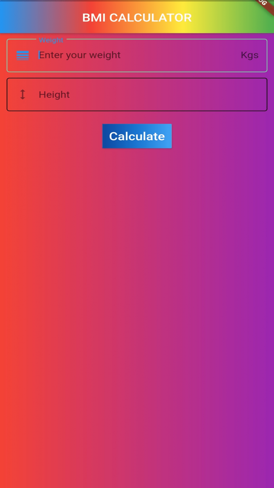 @Bmi_Calculator screenshot