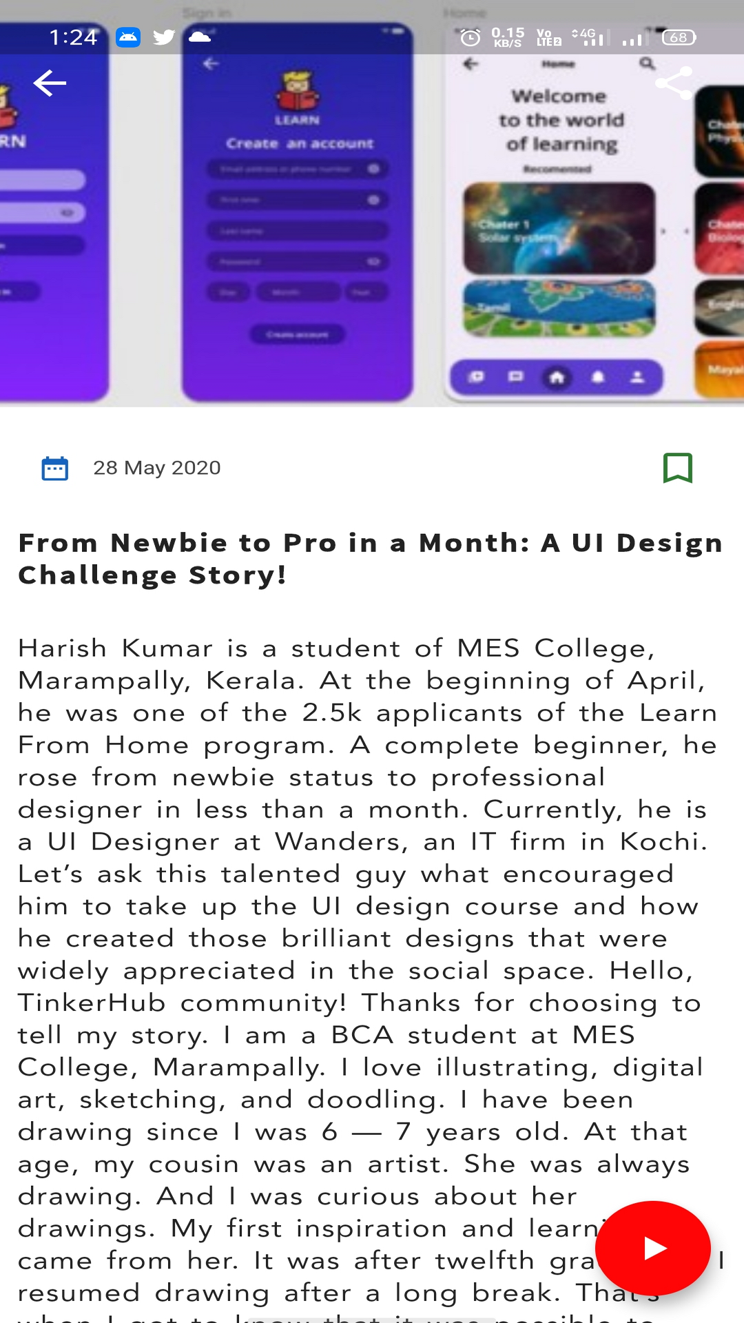 Tinkernews screenshot