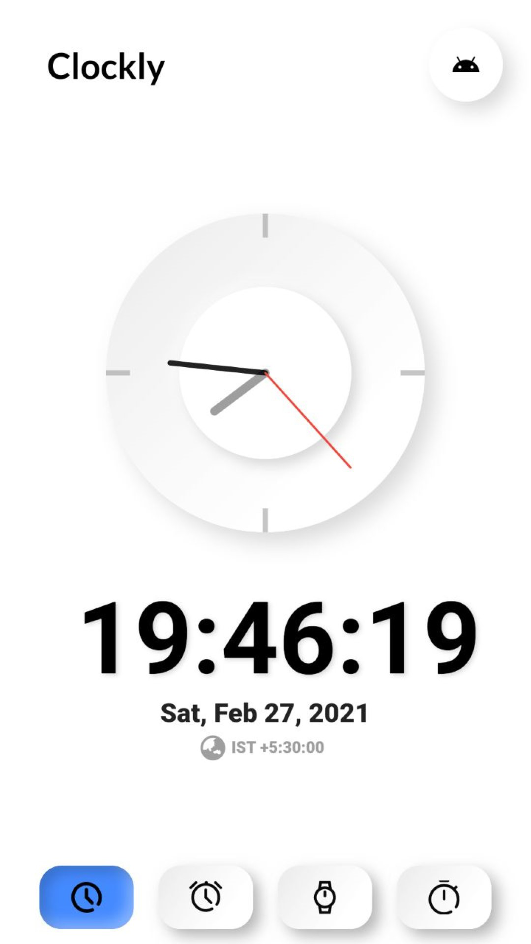 Clockly screenshot