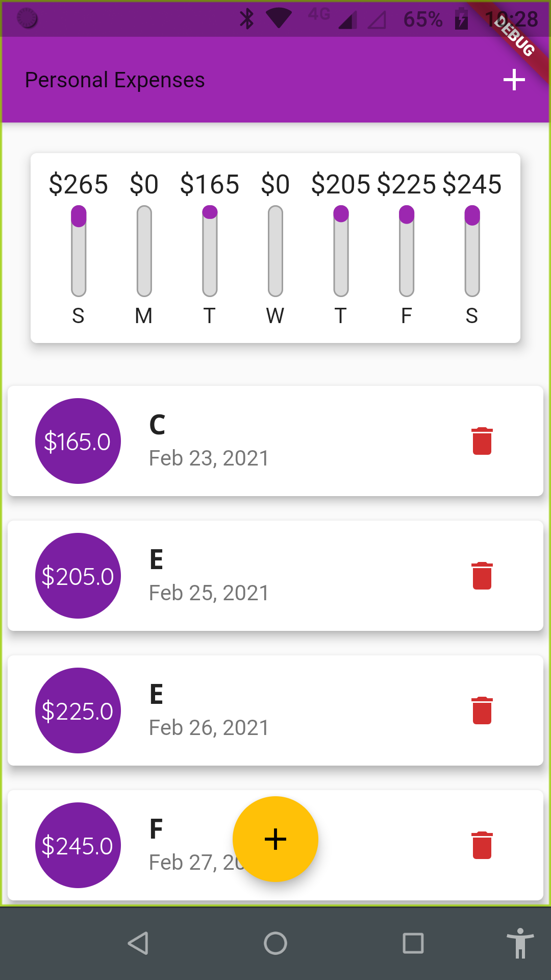 Personal Expense app screenshot 4