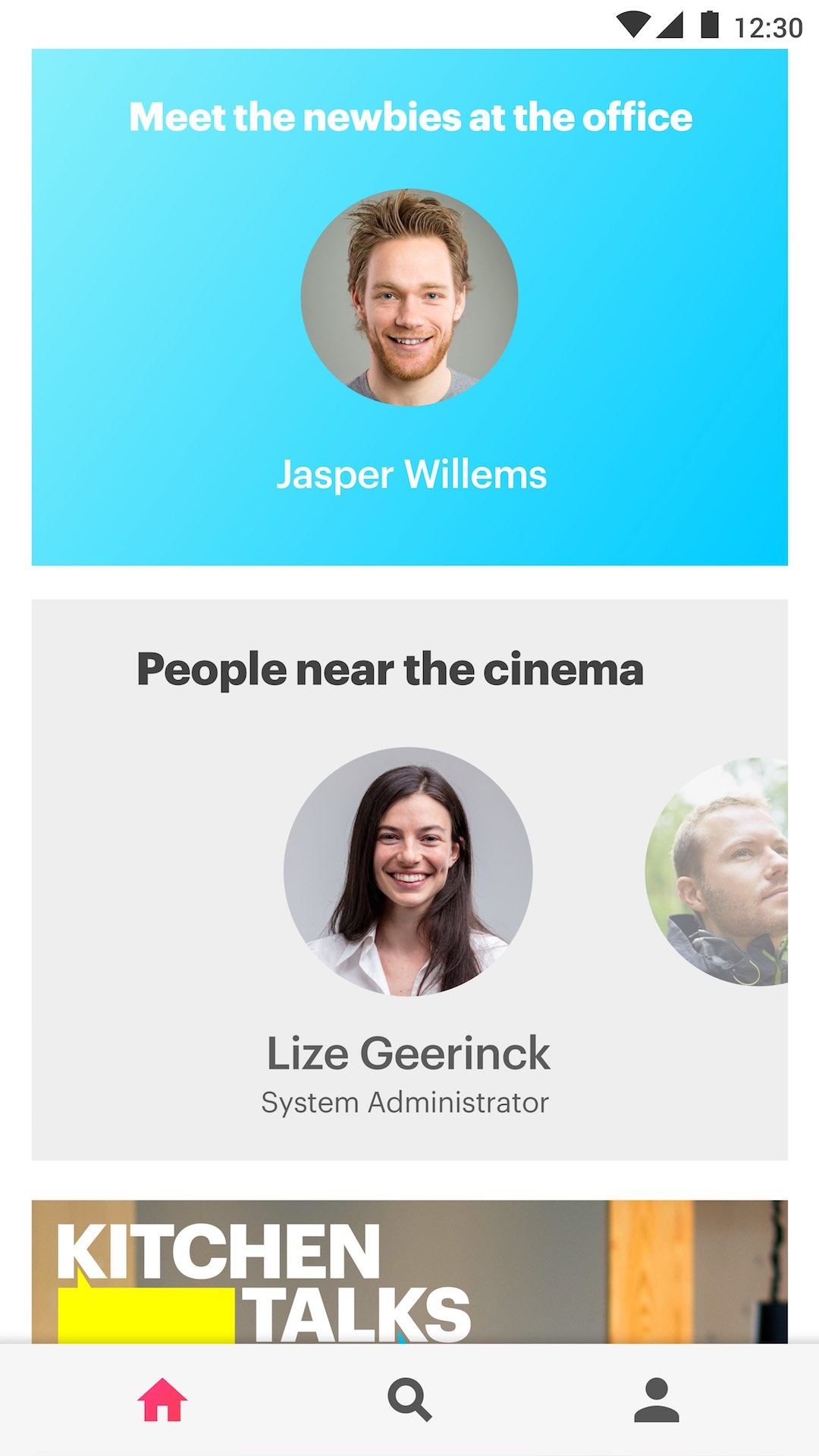 Kunstmaan Pointer App screenshot