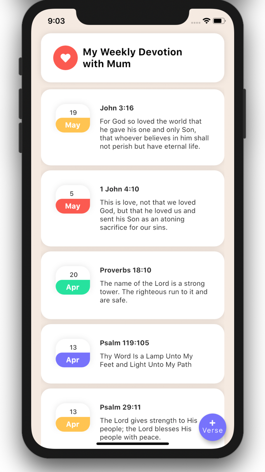 Weekly Devotion screenshot