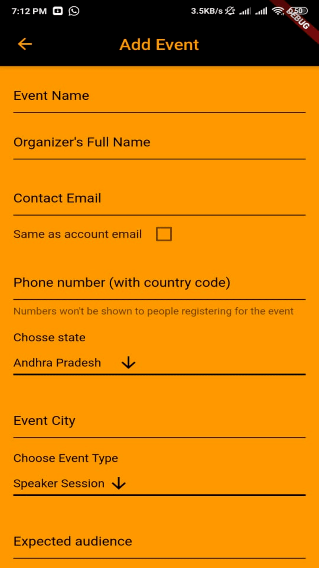 Eventizer-Event Creator screenshot