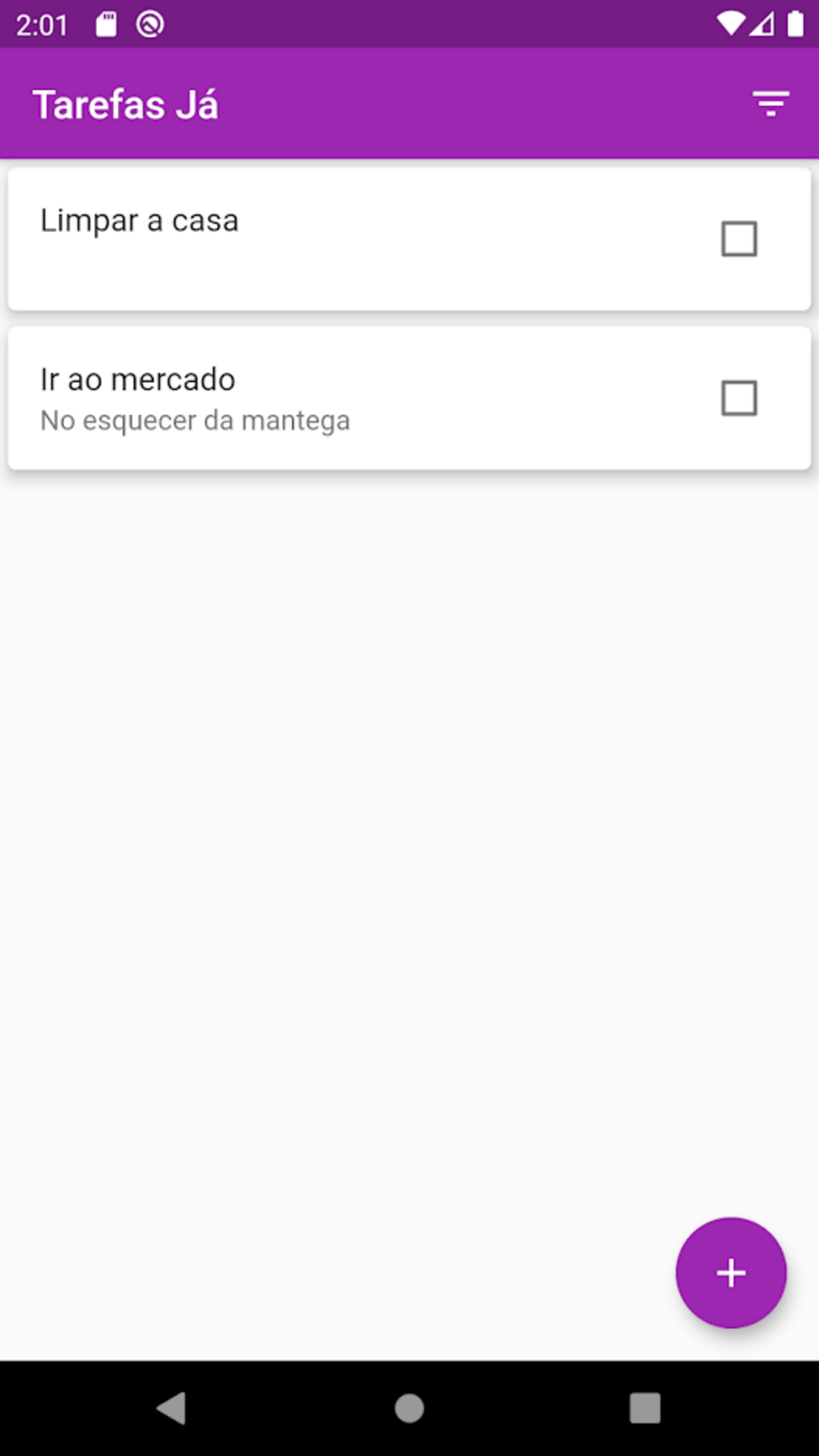 Tarefas Já screenshot