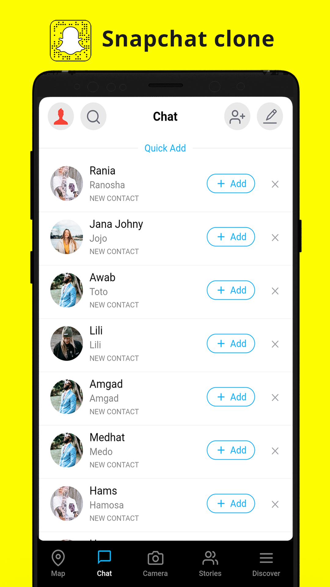 Snapchat Clone screenshot