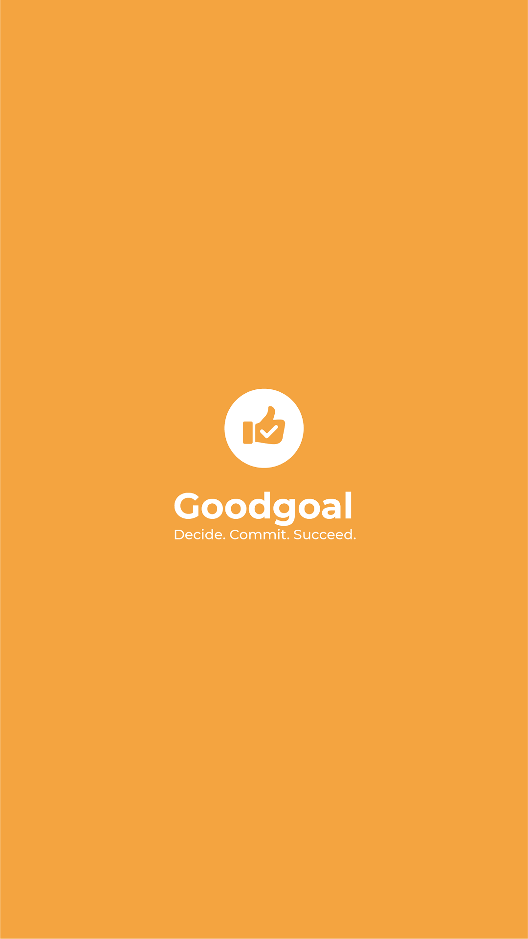 Goodgoal : Decide. Commit. Succeed. screenshot